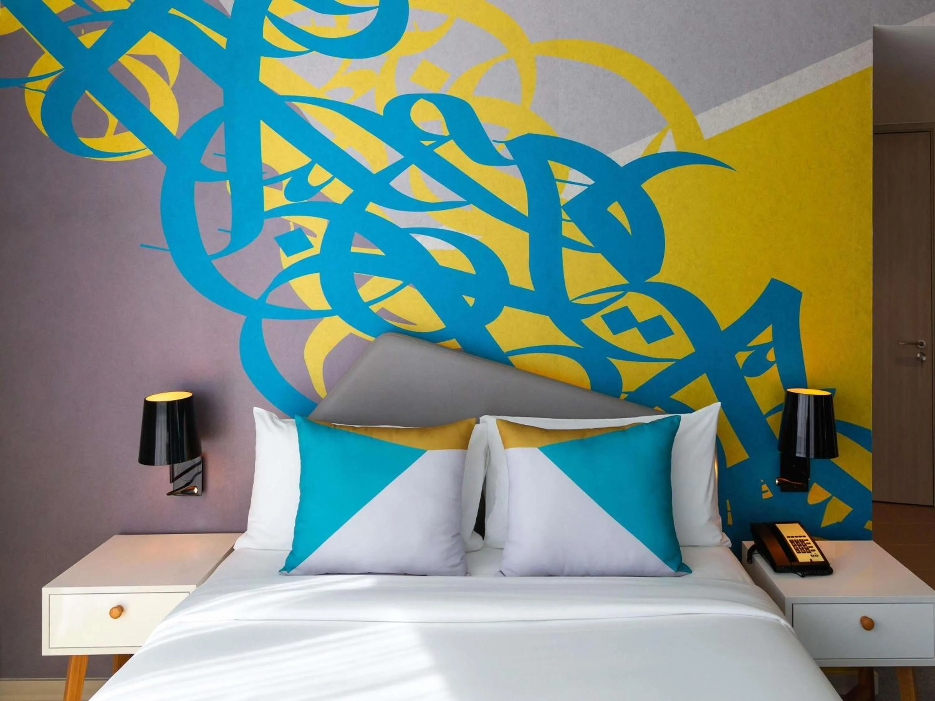 Bedroom, Bed in ibis Styles Dubai Deira