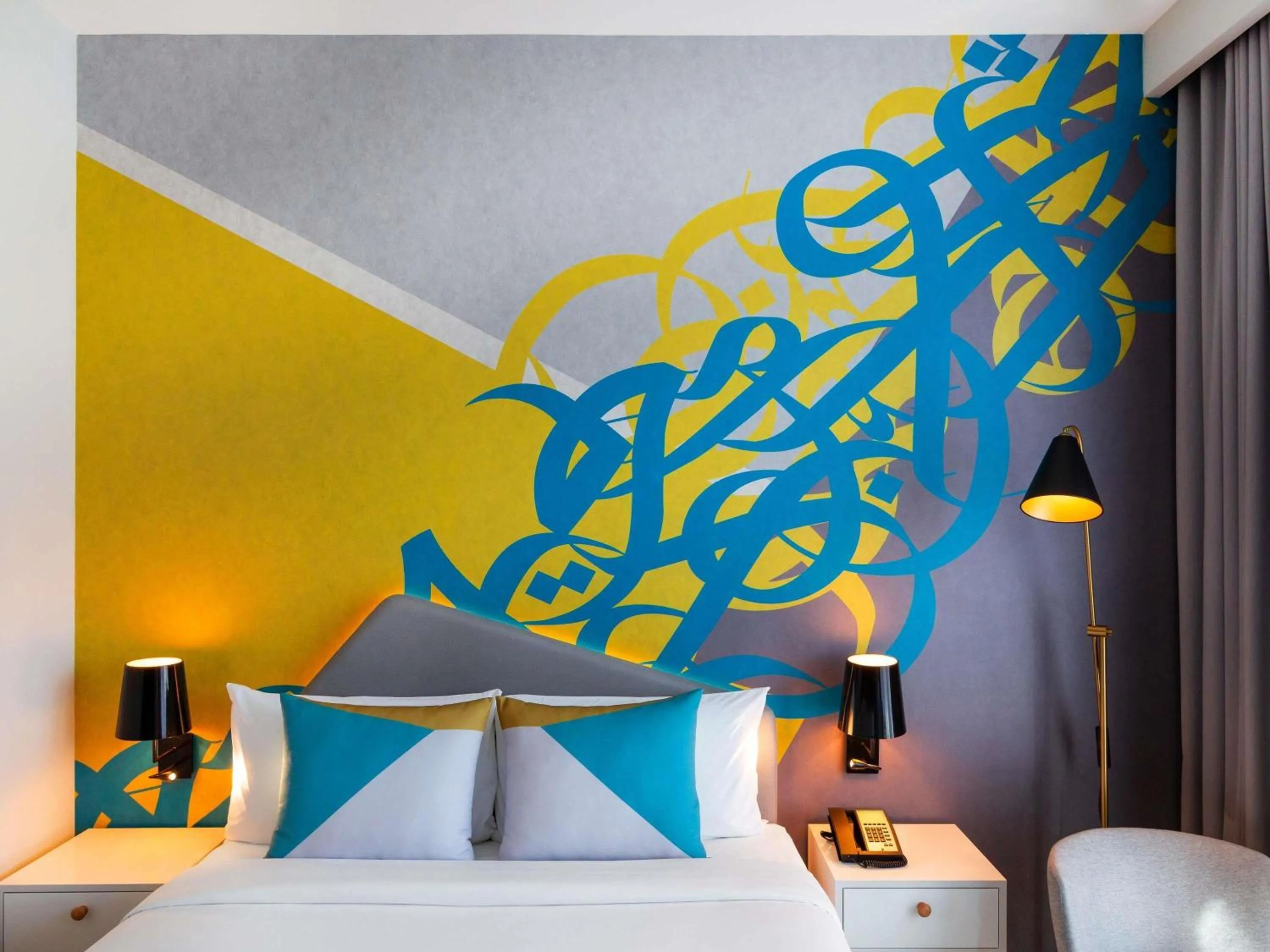 Bedroom, Bed in ibis Styles Dubai Deira