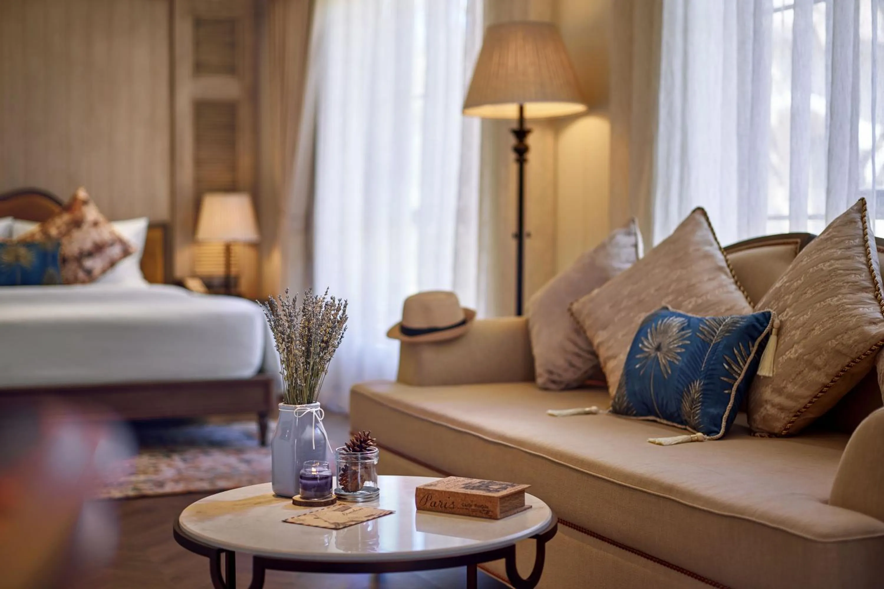 Seating area in Mercure Dalat Resort