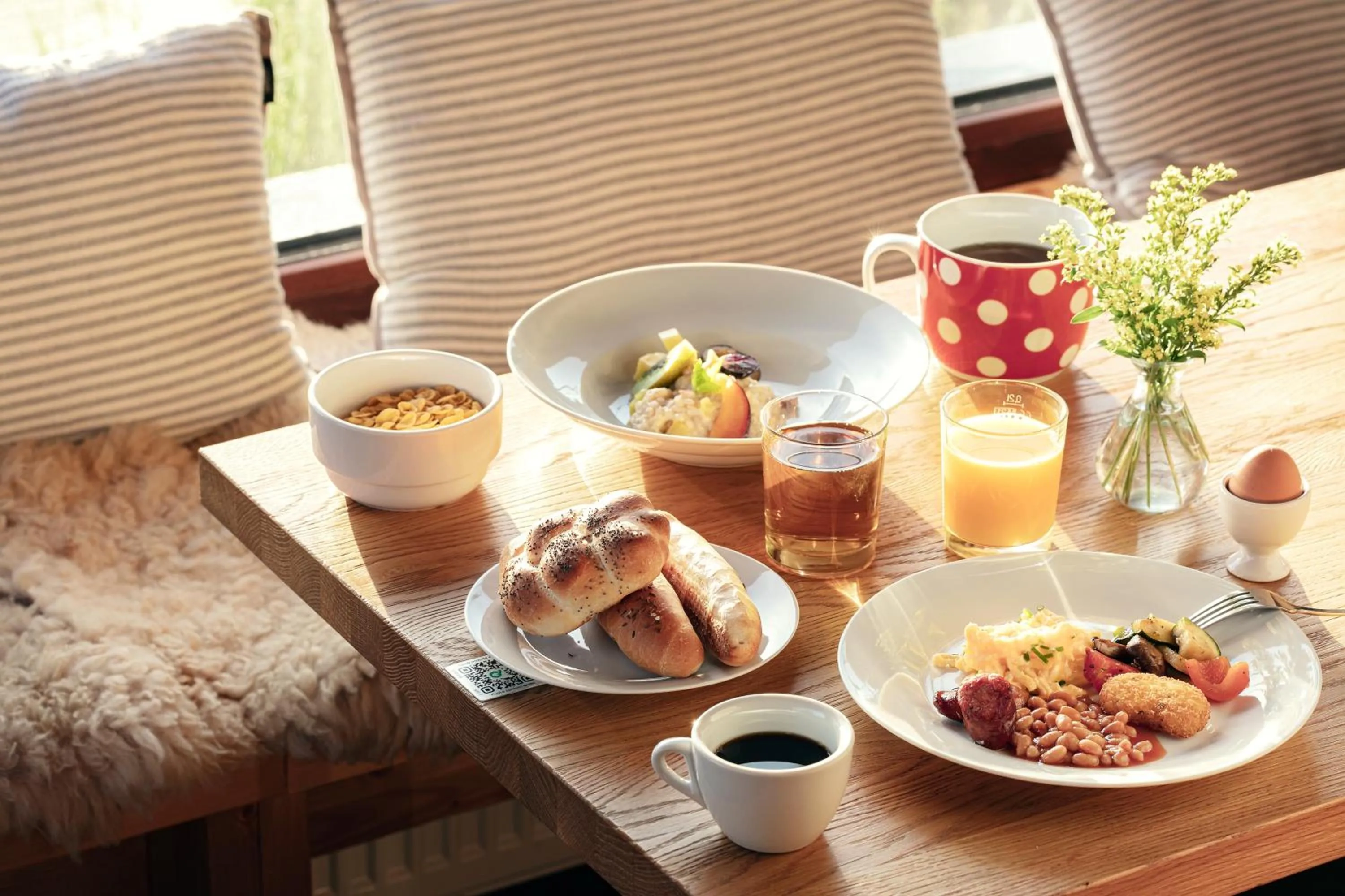 Breakfast in Ski & Spa hotel BELLEVUE