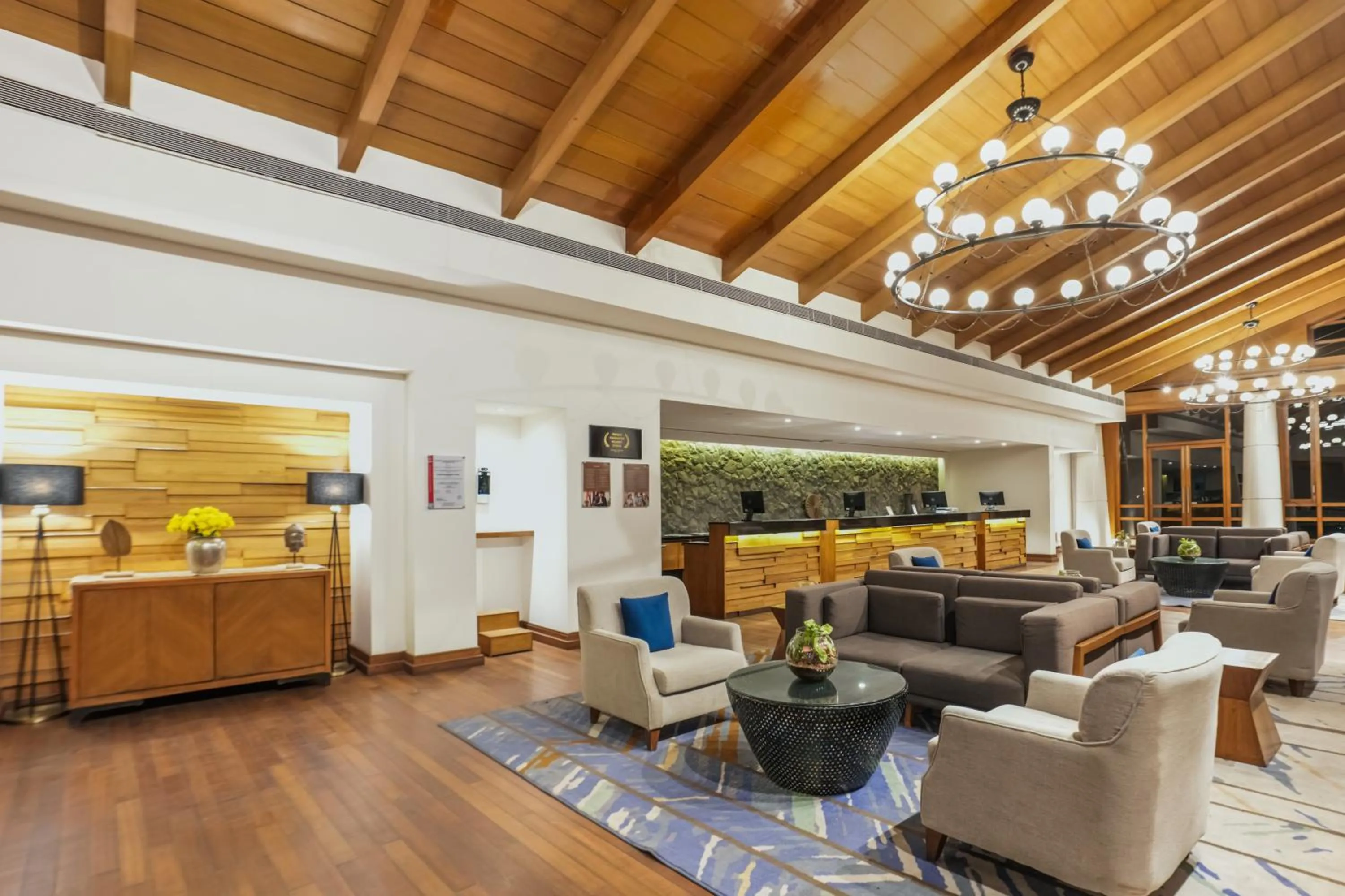 Lobby or reception in Club Mahindra Tungi, Lonavala