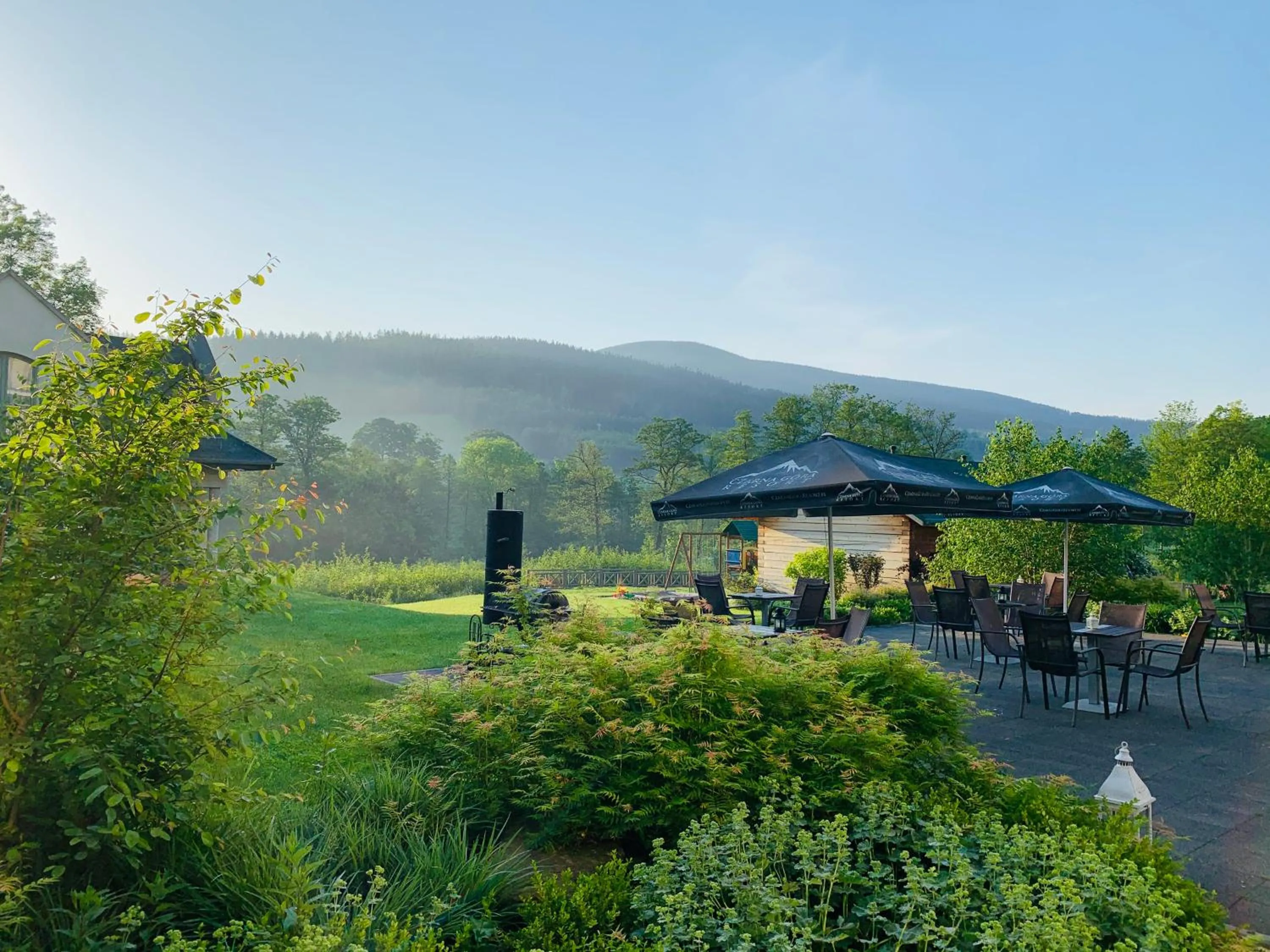 Patio in Holimo Hotel