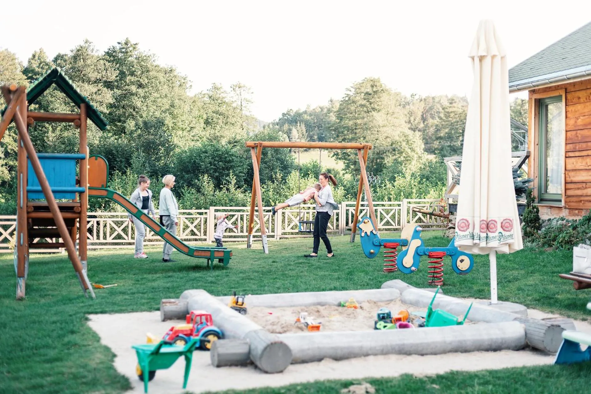 Children play ground in Holimo Hotel