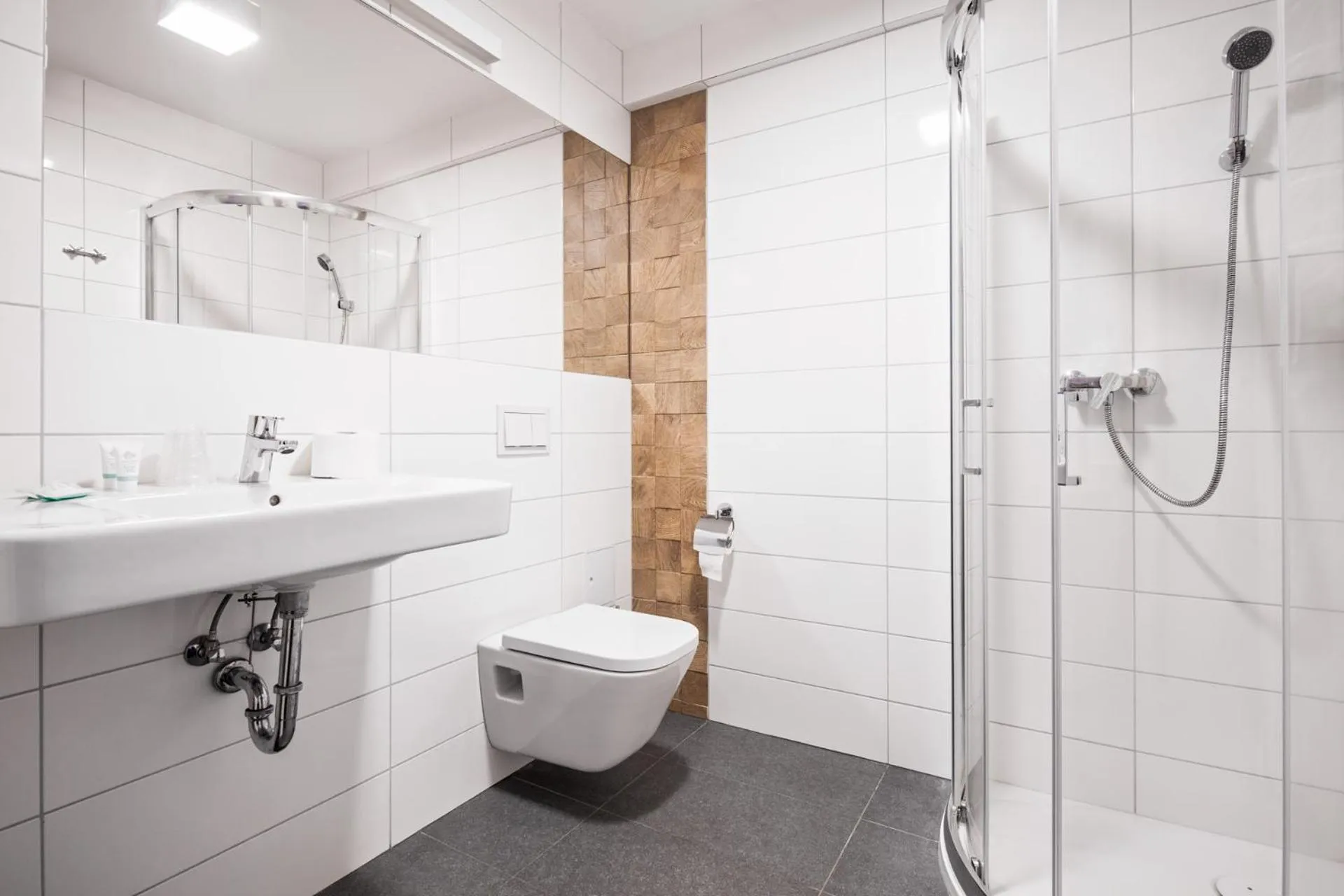 Shower in Holimo Hotel