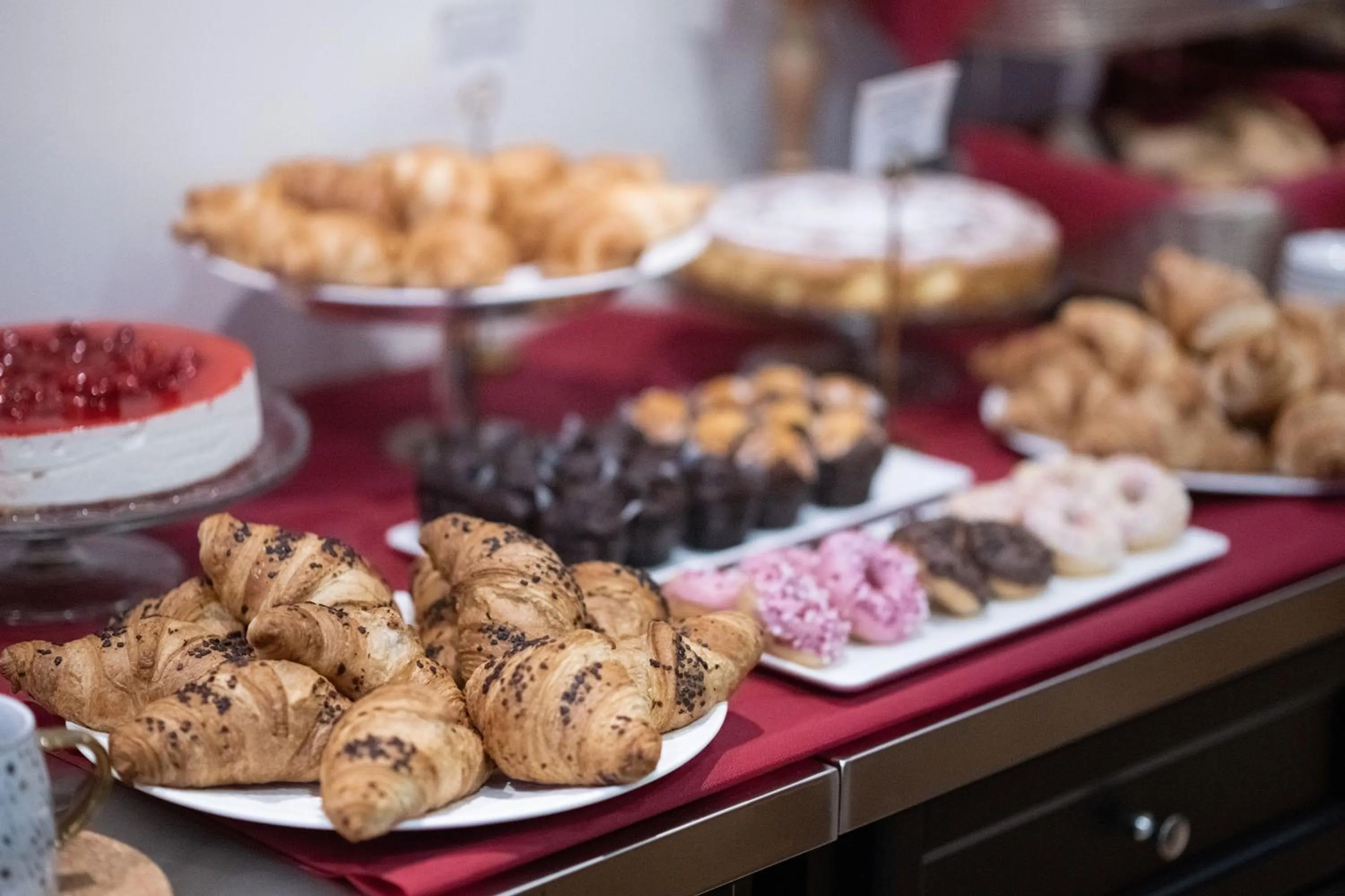 Buffet breakfast in Charme Hotel