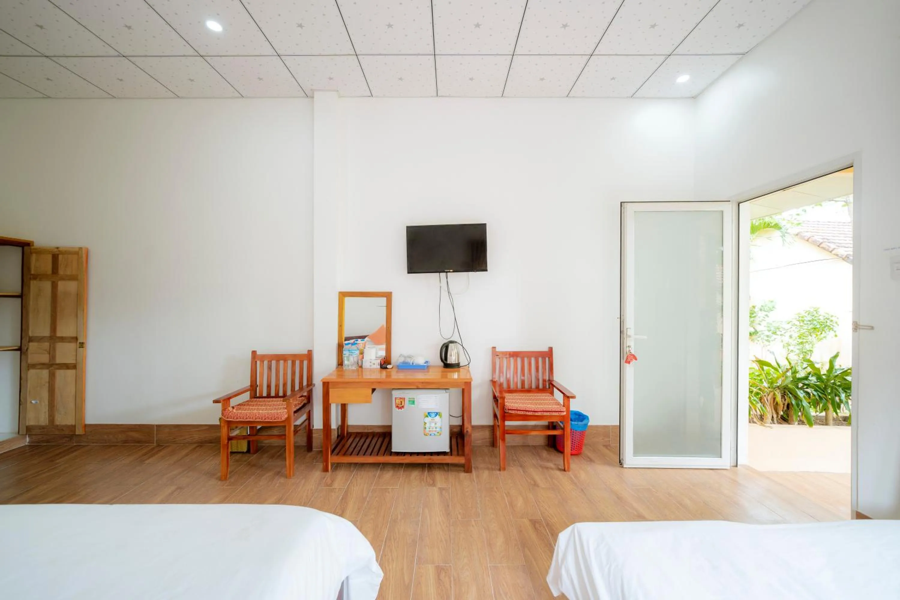 Bed in Thai Tan Tien Hotel