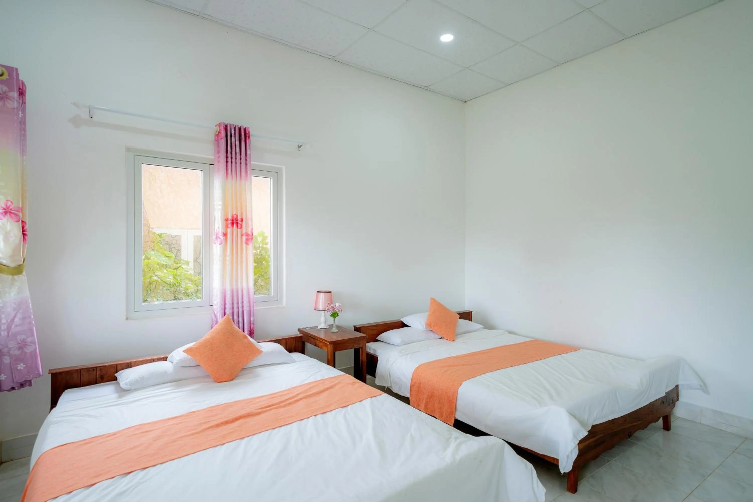 Bed in Thai Tan Tien Hotel