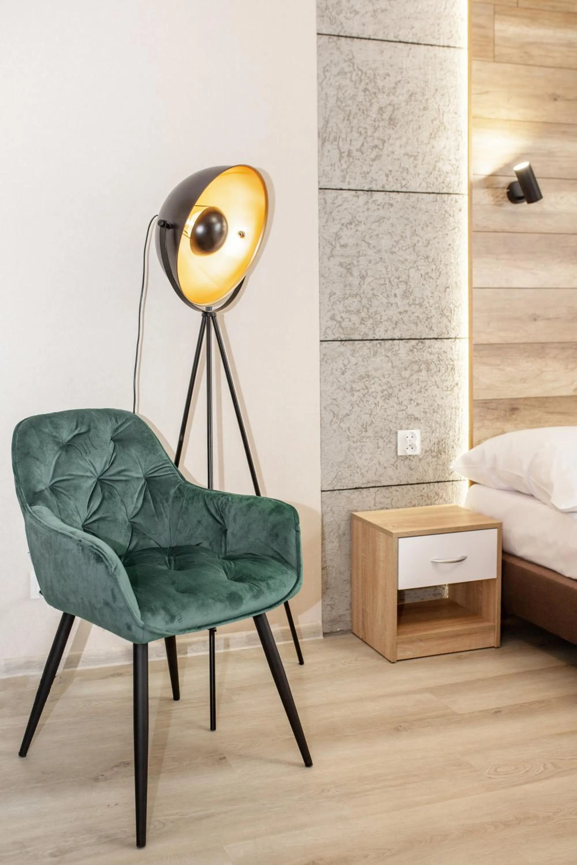 Seating area, Bed in Kamienica Morska Gdynia