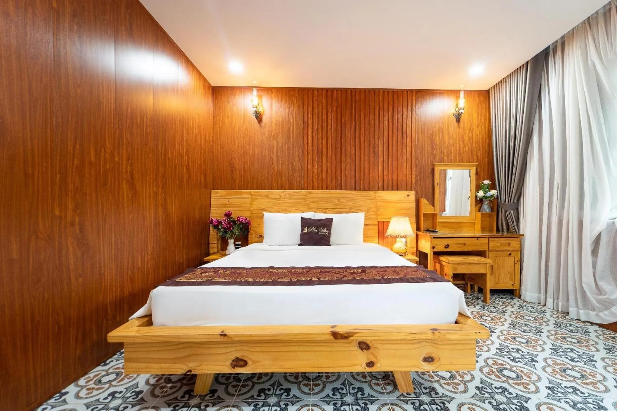 Bed in Phu Van Resort & Spa Phu Quoc