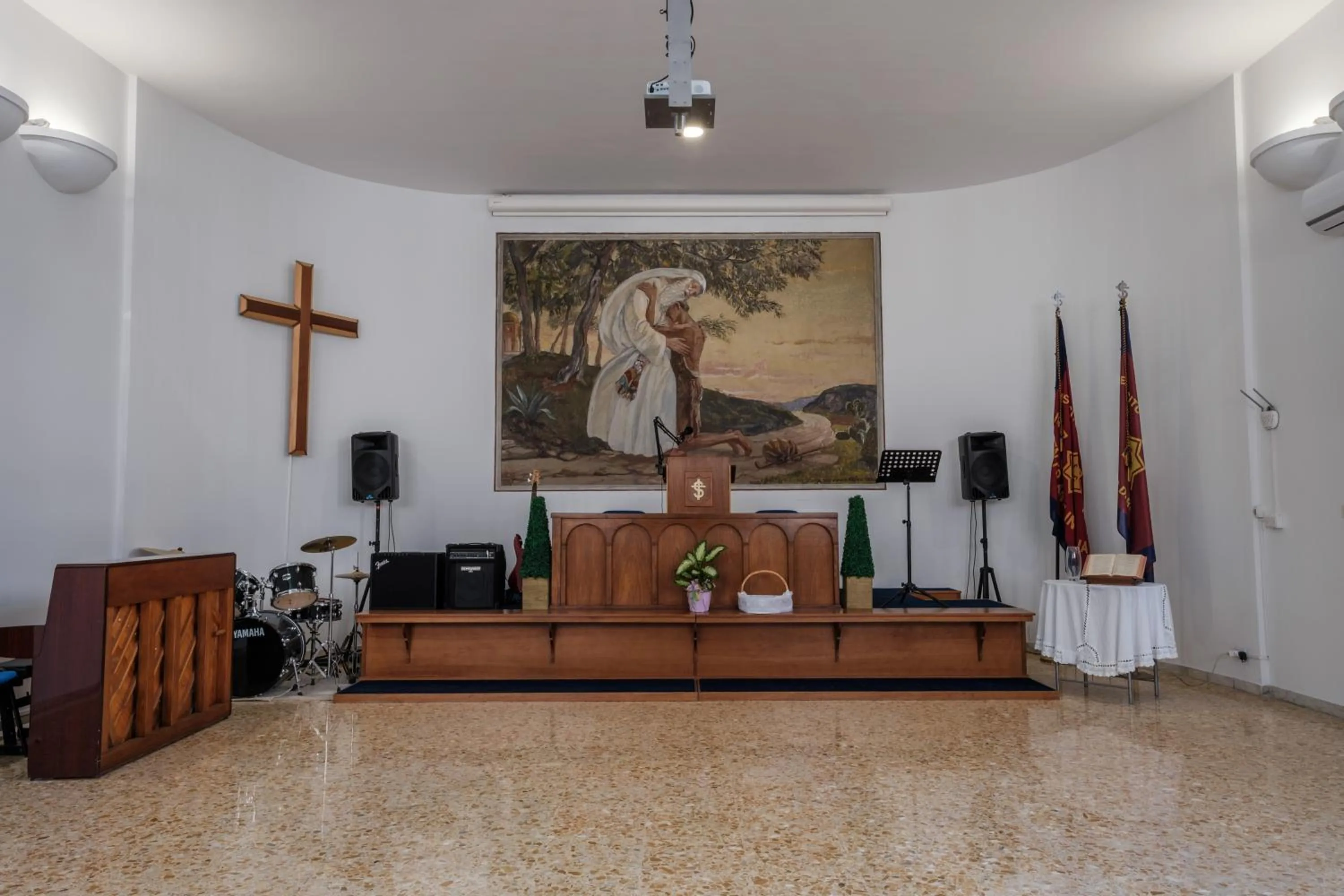 Meeting/conference room in Foresteria Roma Esercito della Salvezza