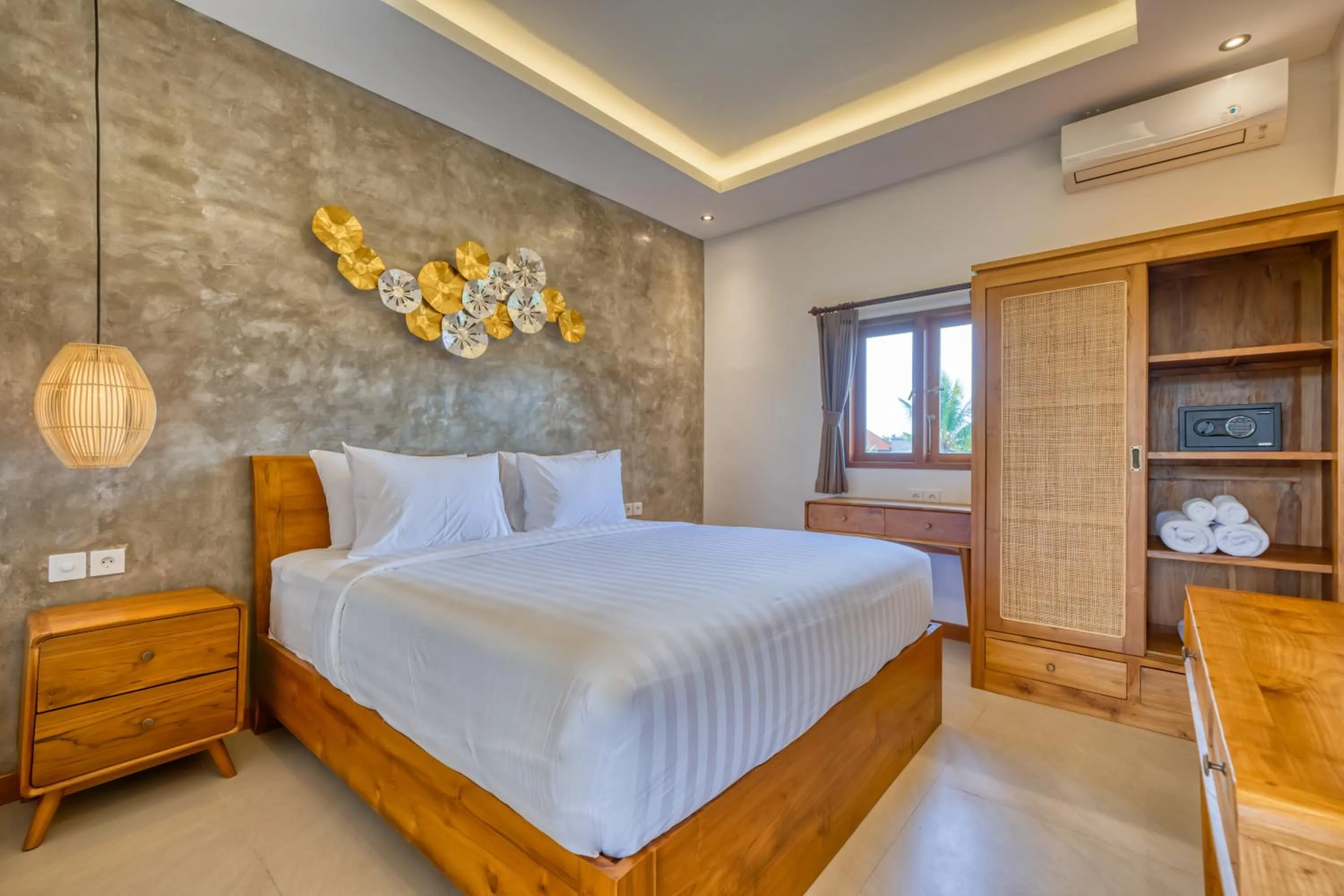 Bed in Villa Mirah Ubud
