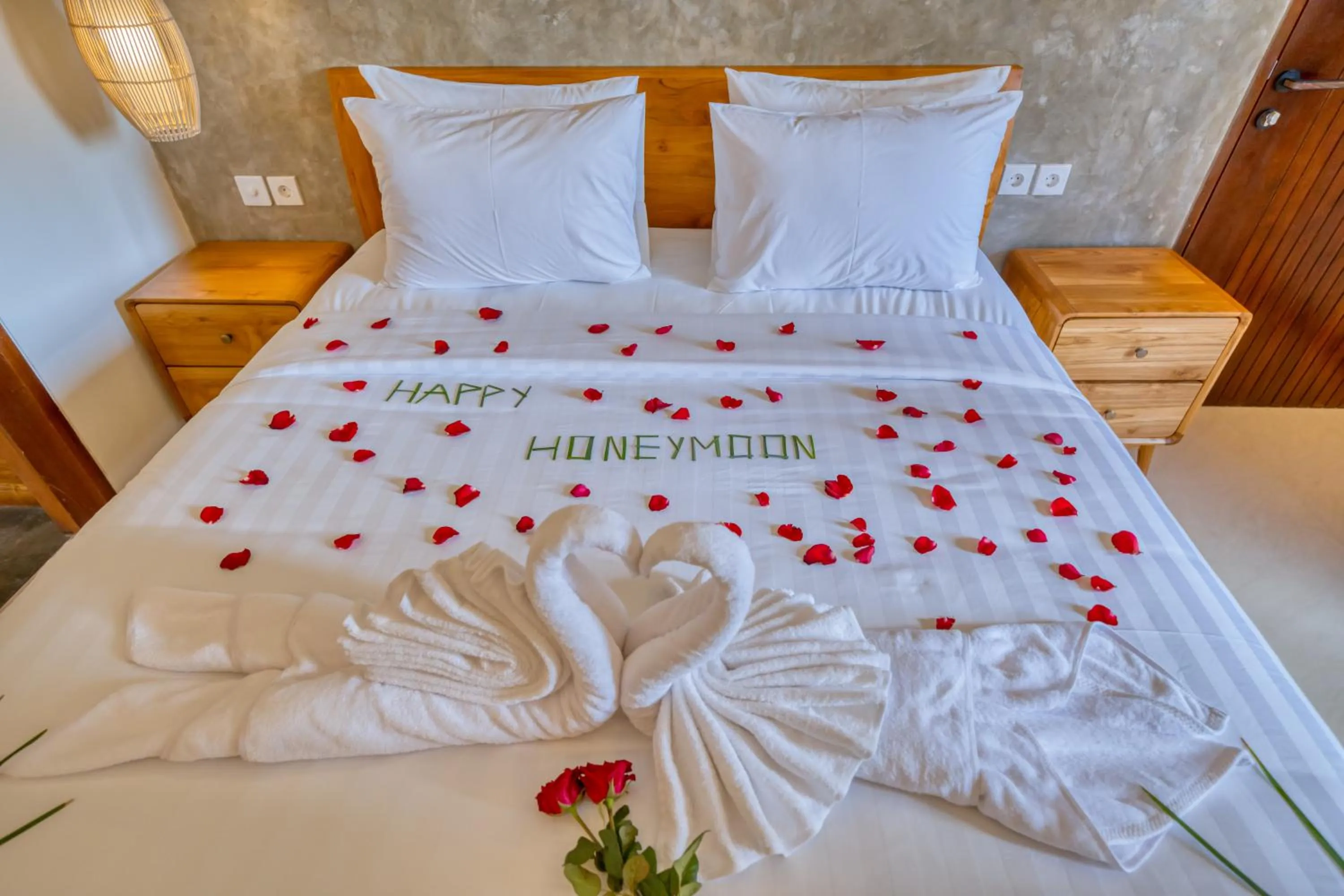 Bedroom, Bed in Villa Mirah Ubud