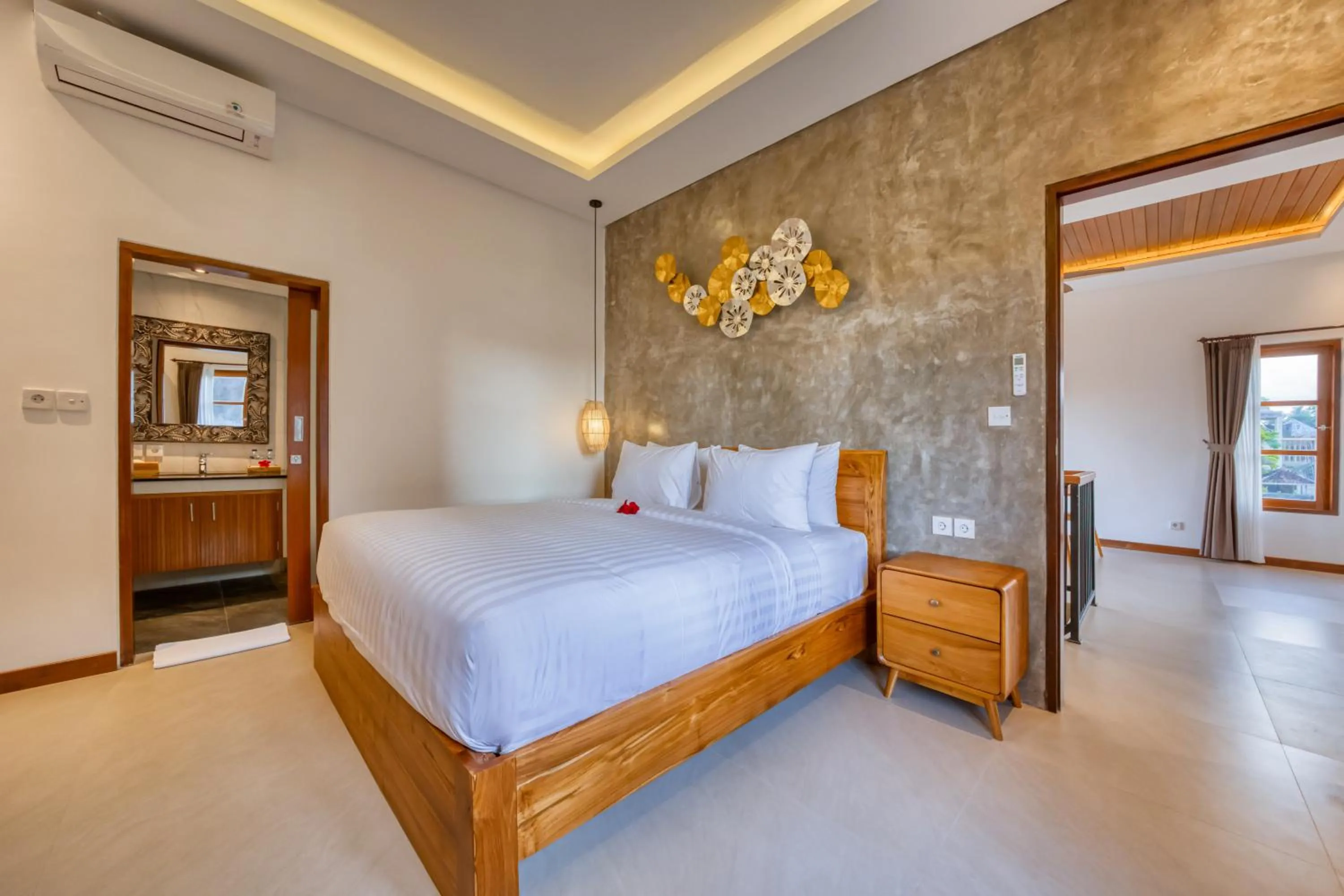 Bed in Villa Mirah Ubud