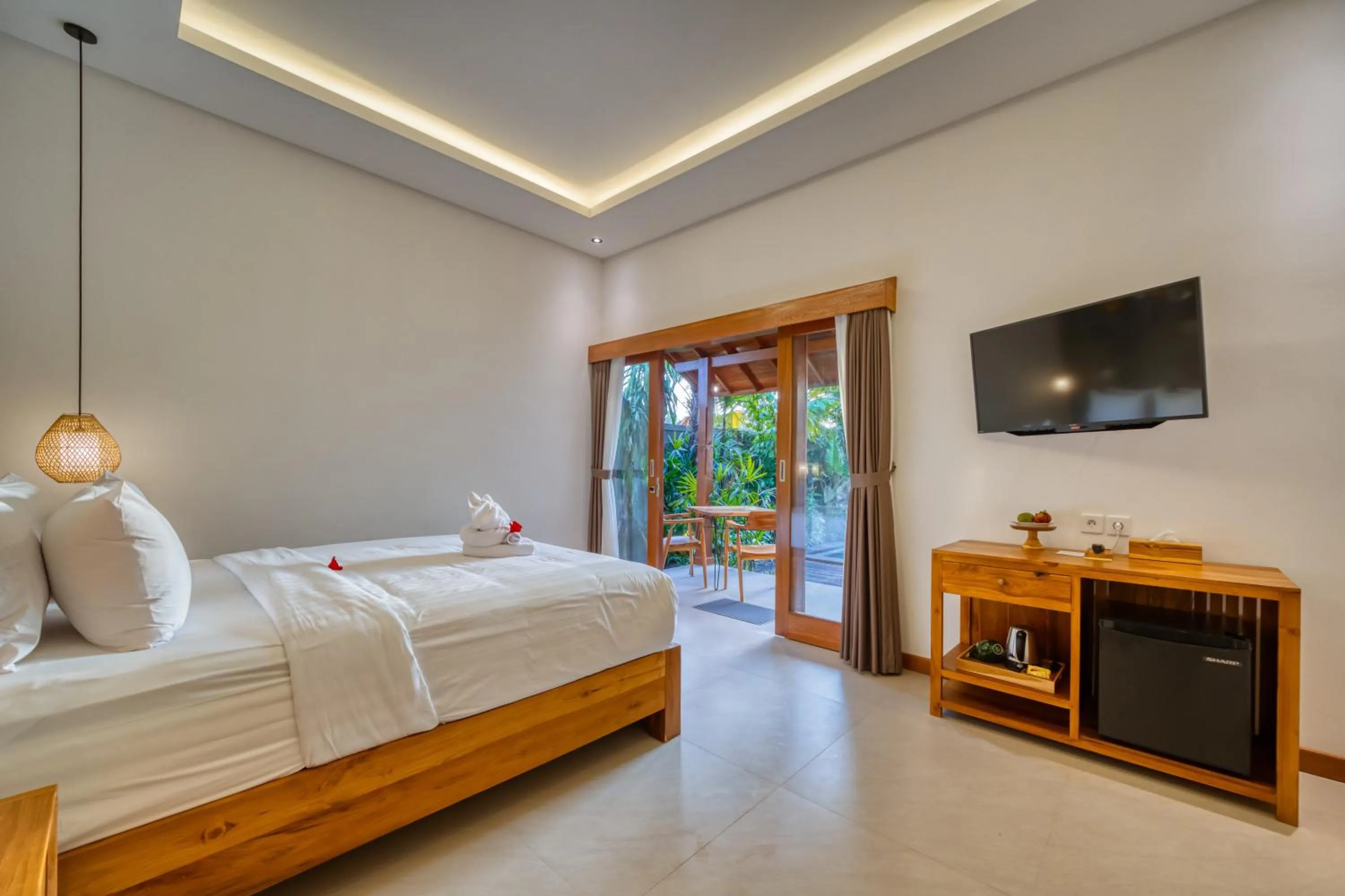 Bedroom, Bed in Villa Mirah Ubud