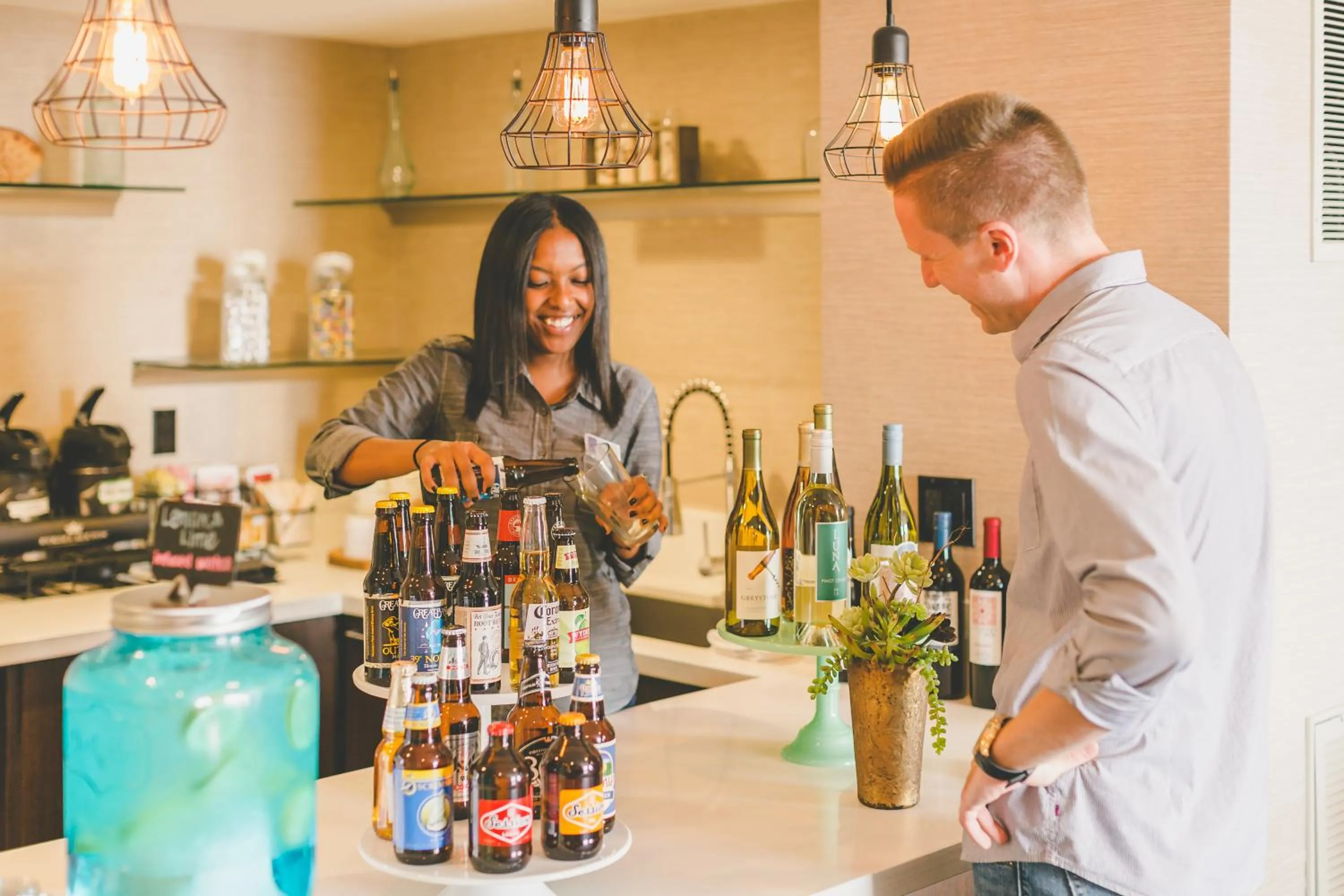 Alcoholic drinks in Whitney Peak Hotel Reno, Tapestry Collection by Hilton