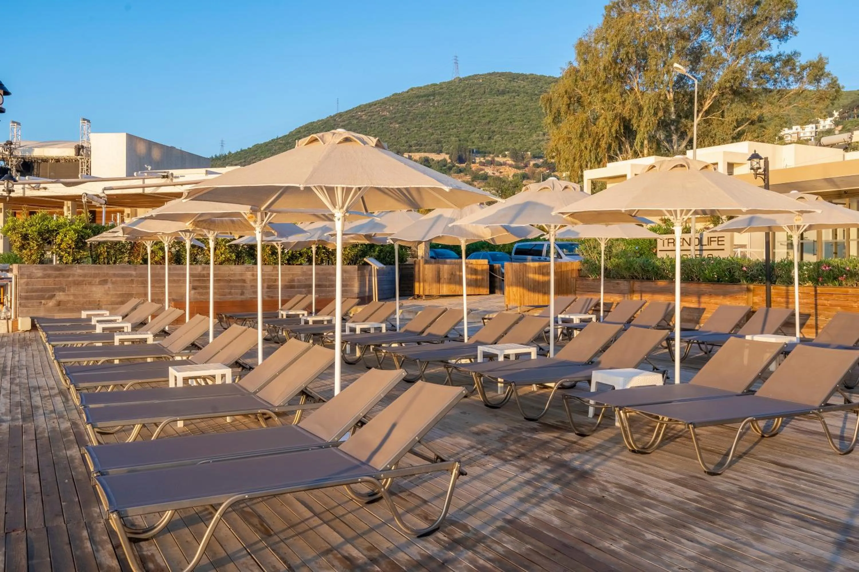 sunbed in Trendlife Hotels Torba