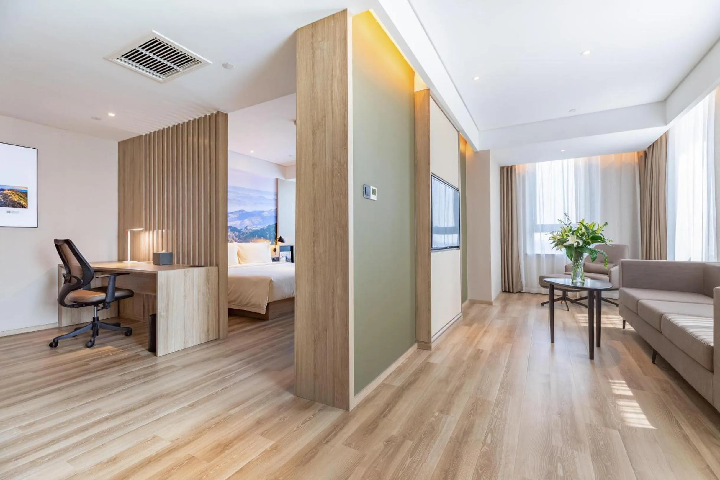 Bed in Atour Hotel Weifang Railway Station Youth Road