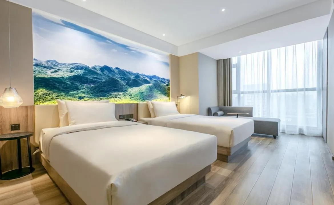 Bed in Atour Hotel Changsha International Covention Centre South Railway Station