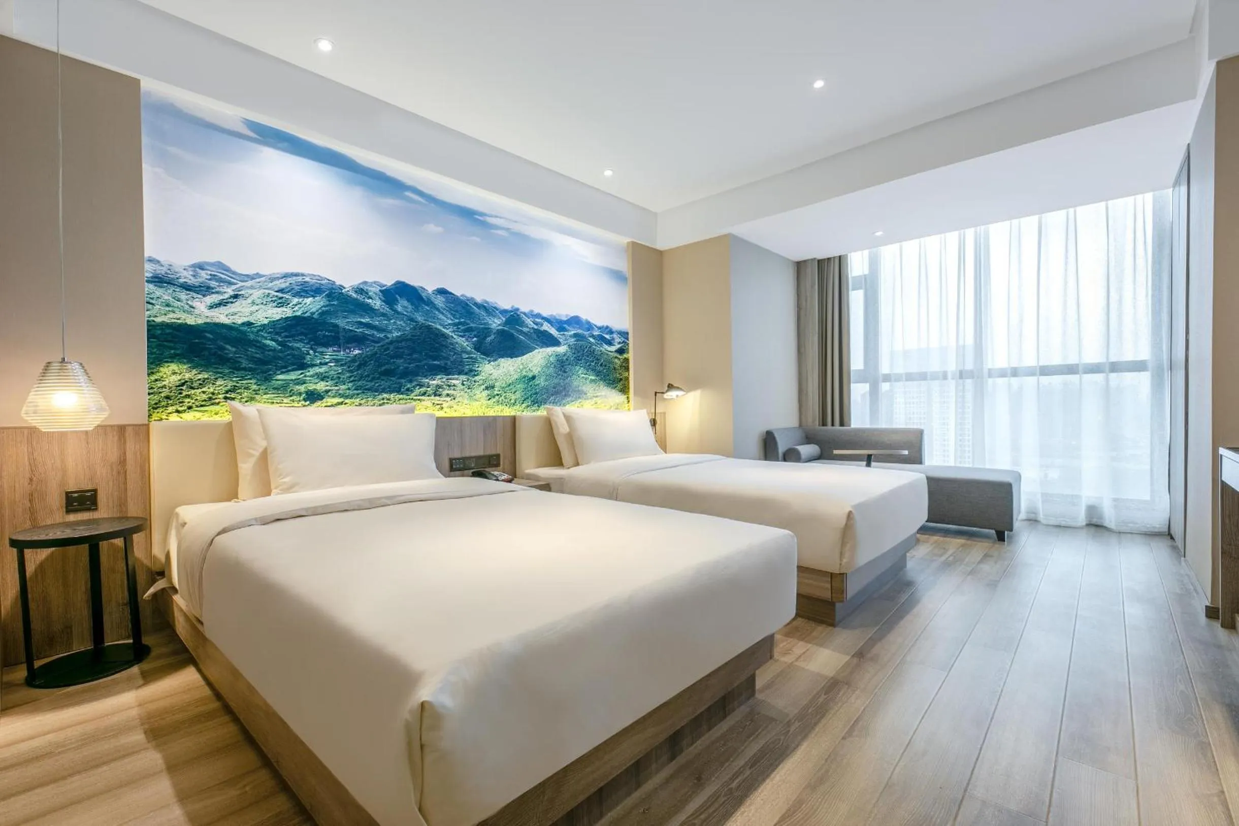 Bed in Atour Hotel Changsha International Covention Centre South Railway Station