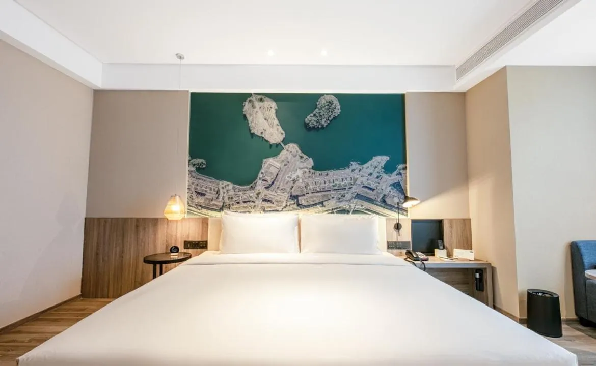 Bed in Atour Hotel Changsha International Covention Centre South Railway Station