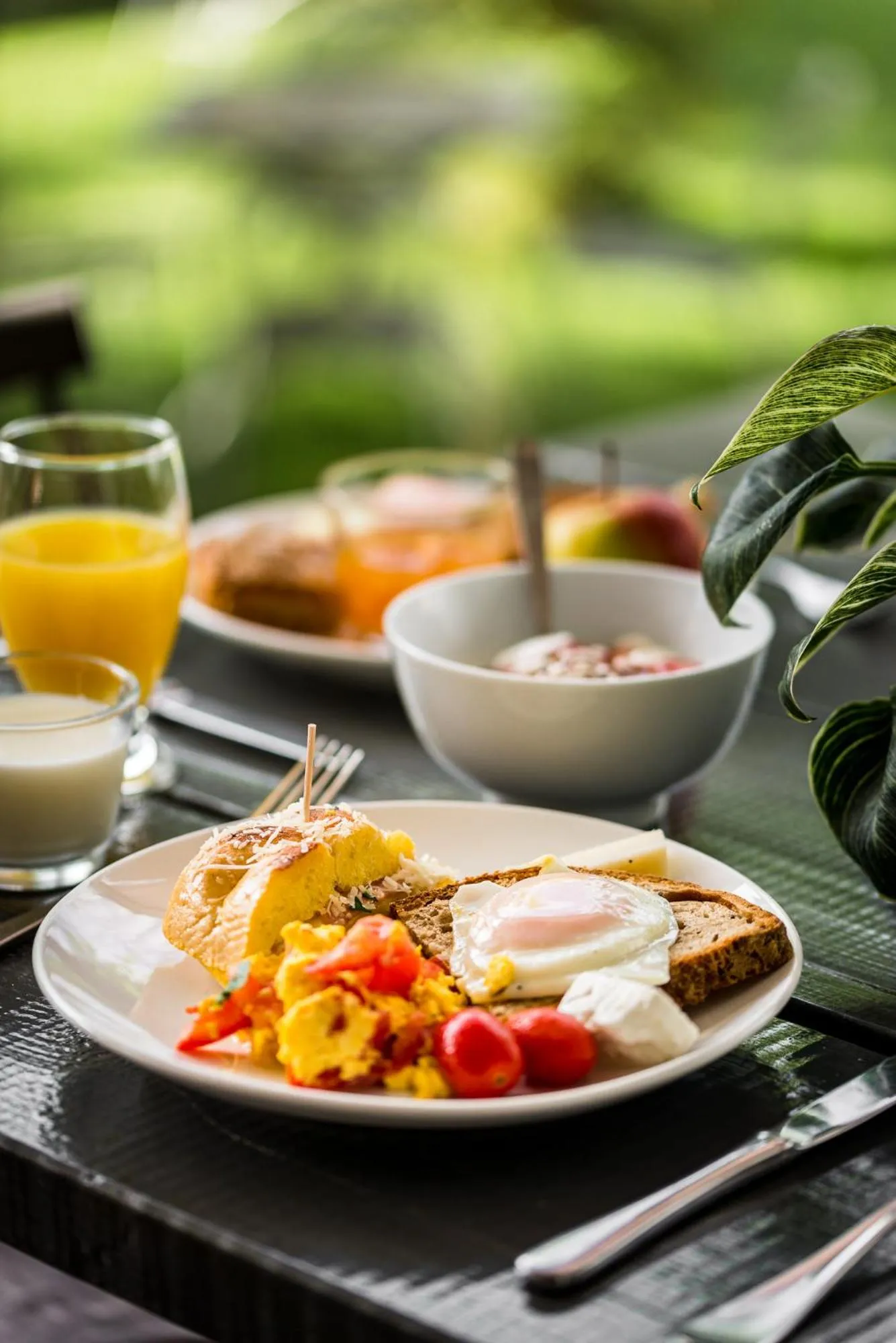 Breakfast in Gefiri Plakas Hotel, Tzoumerka