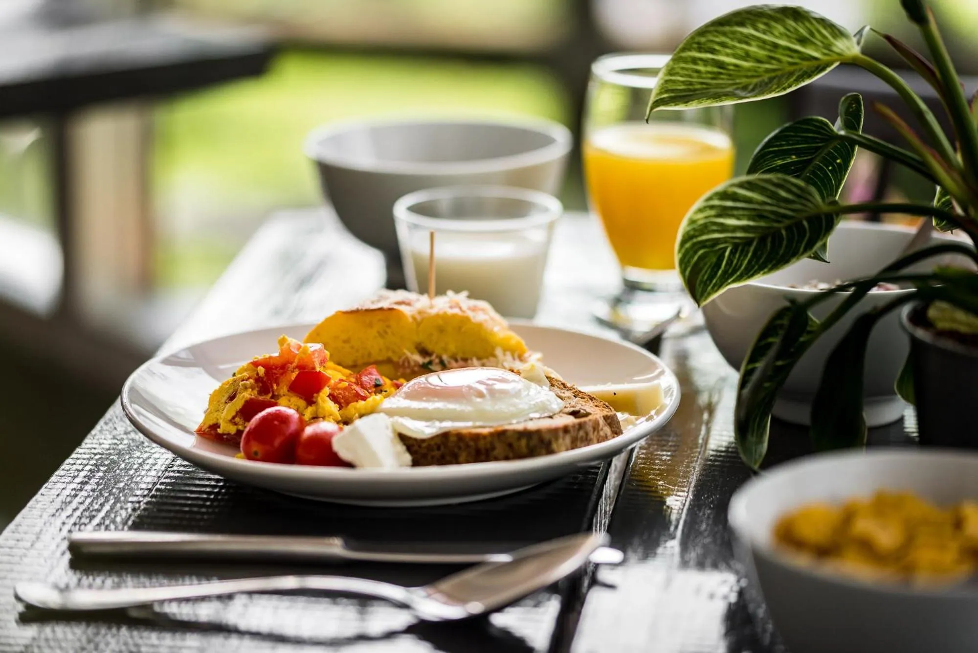 Breakfast in Gefiri Plakas Hotel, Tzoumerka