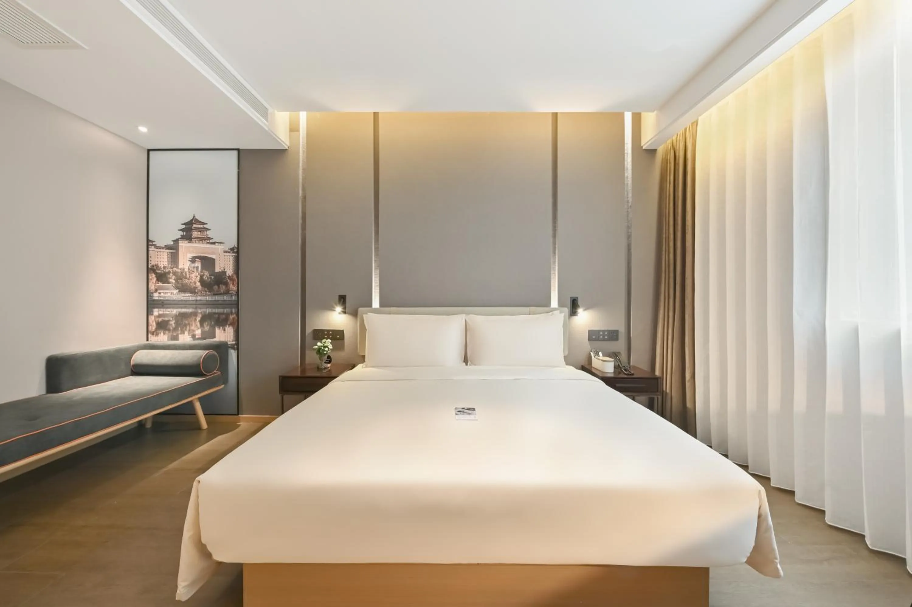 Bed in Atour Hotel Beijing Joy City Chaoyang Road