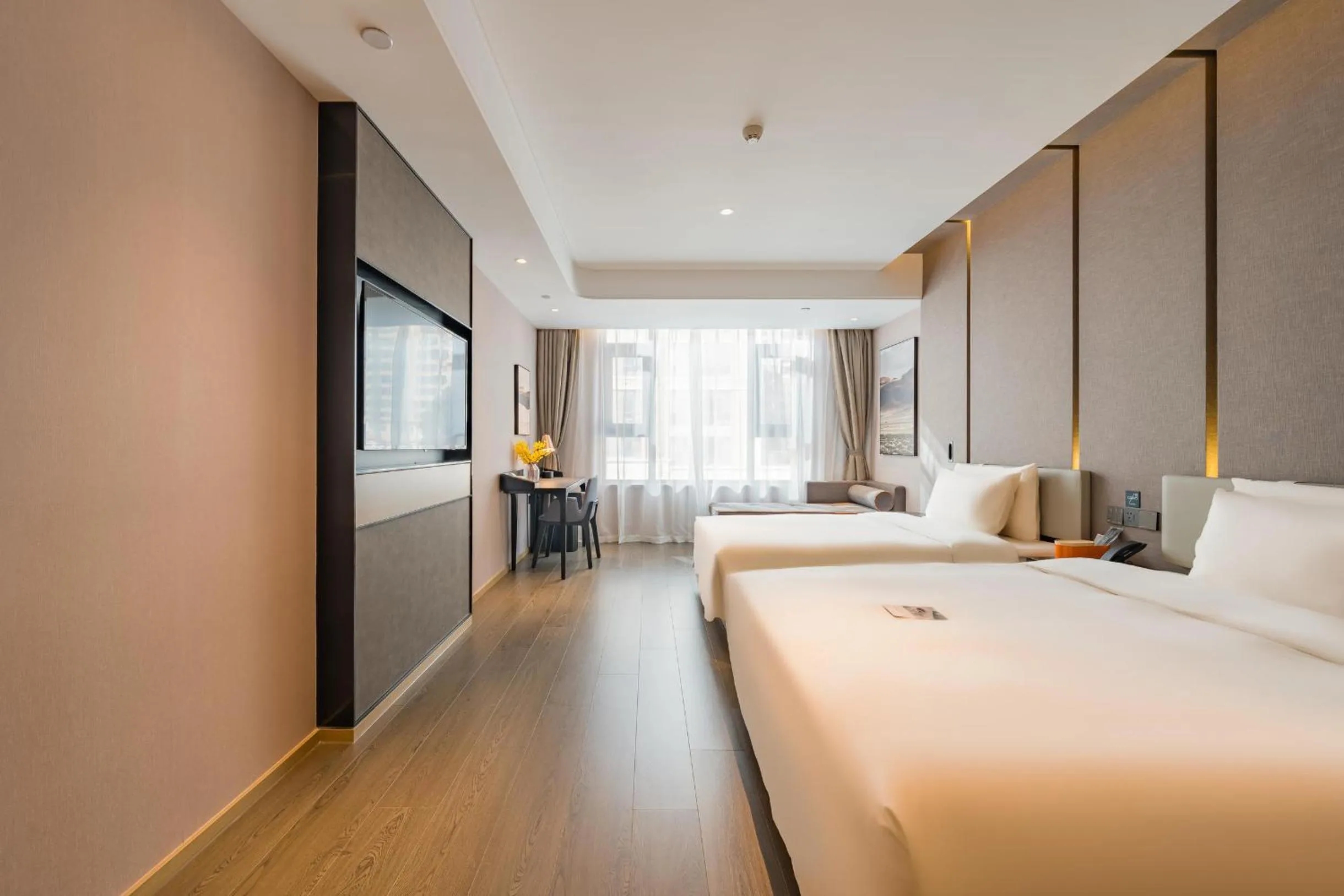 Bed in Atour Hotel Shijiazhuang South Construction Street