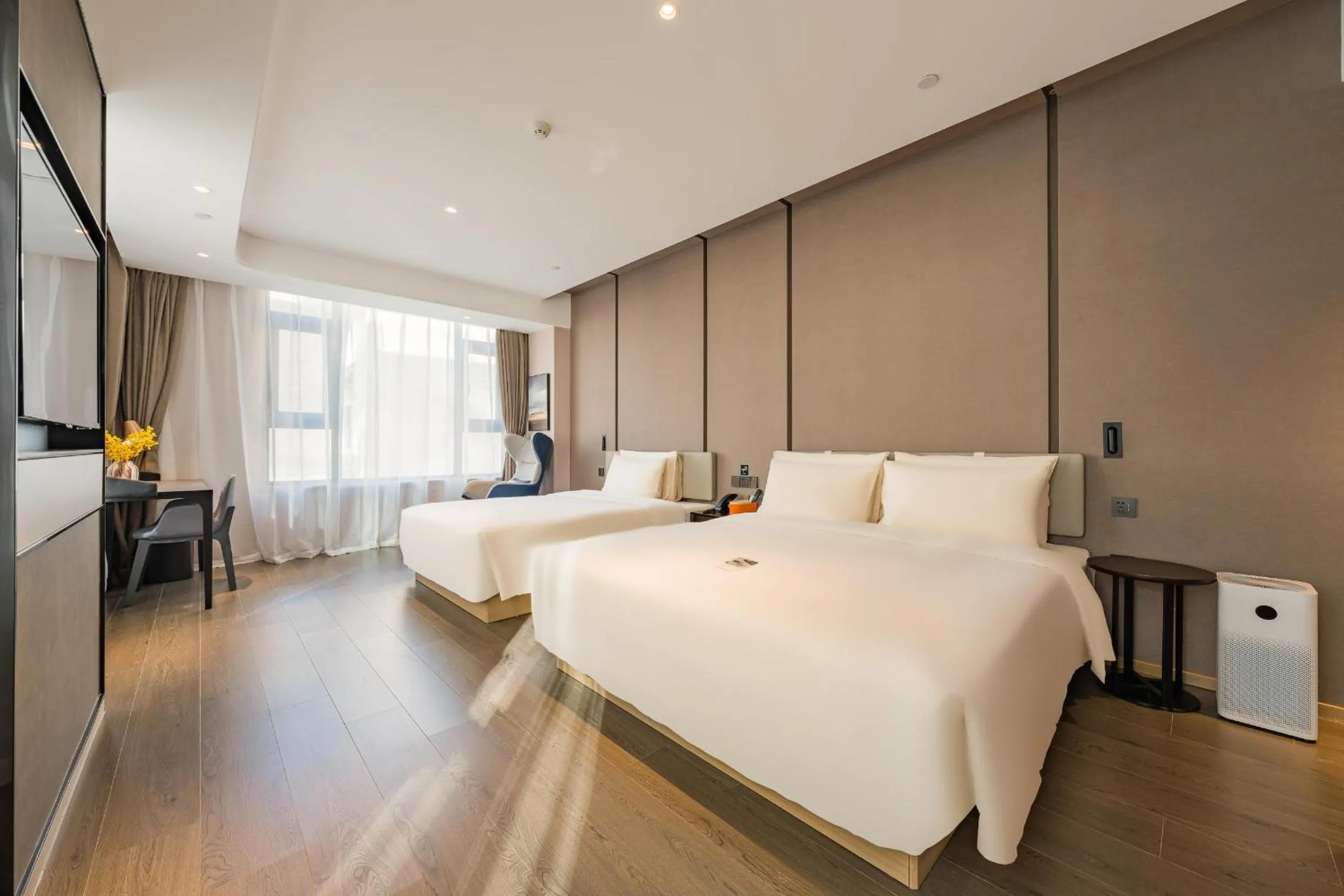 Bed in Atour Hotel Shijiazhuang South Construction Street