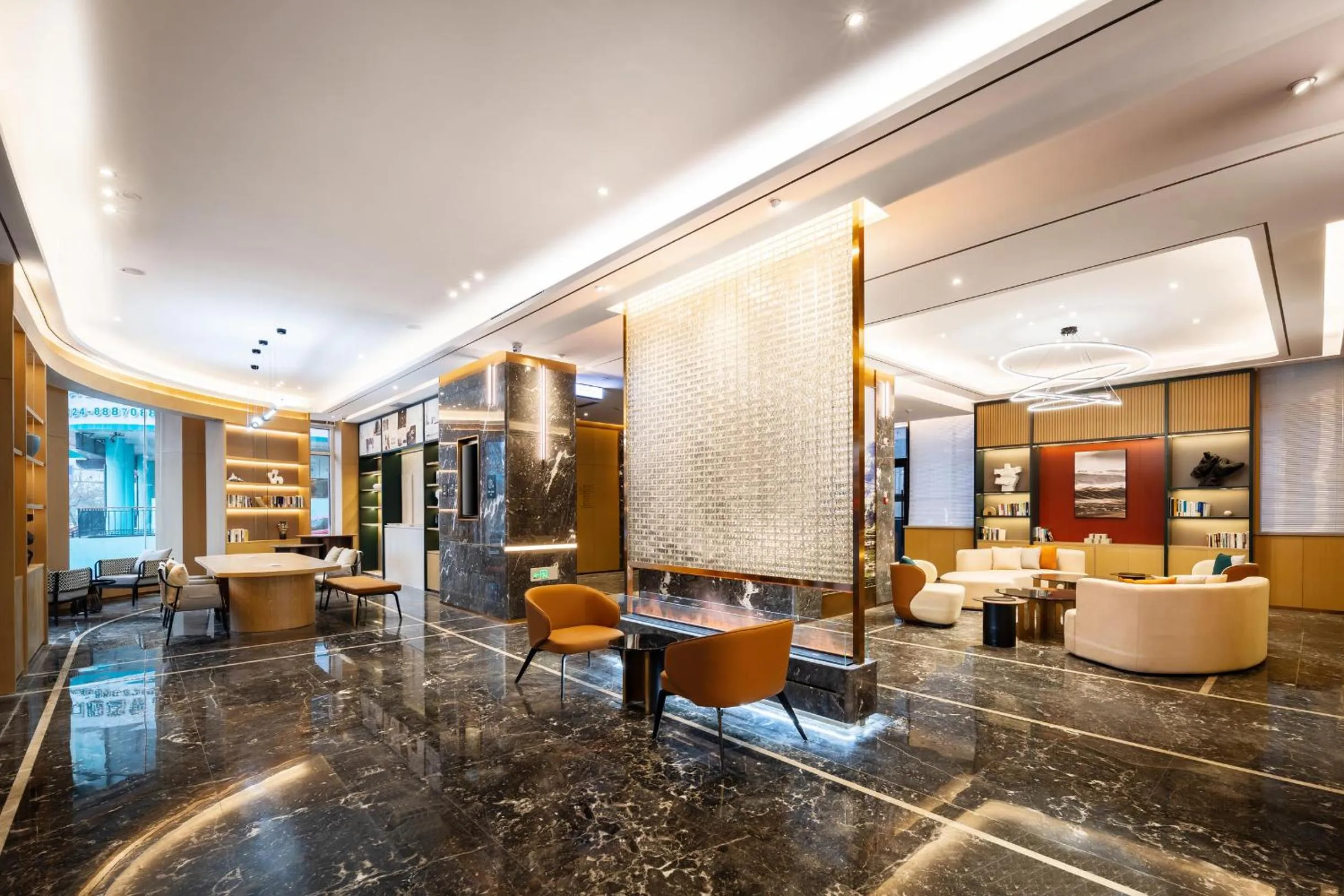 Seating area in Atour Hotel Shenyang Youth Street Renao Road