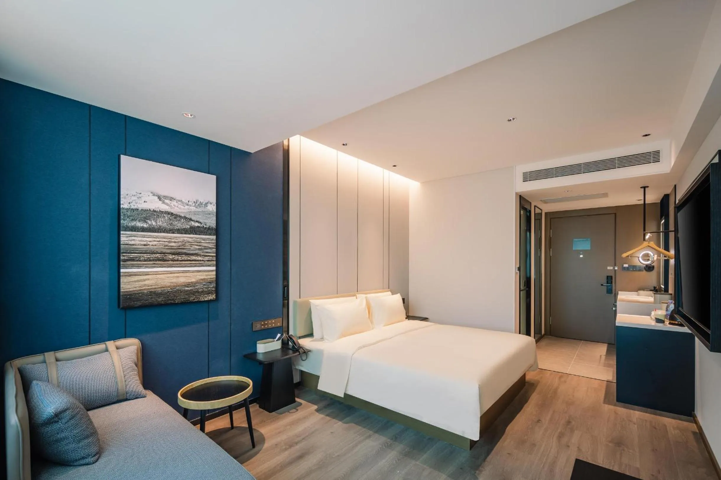 Bed in Atour Hotel Shenyang Changbai Island