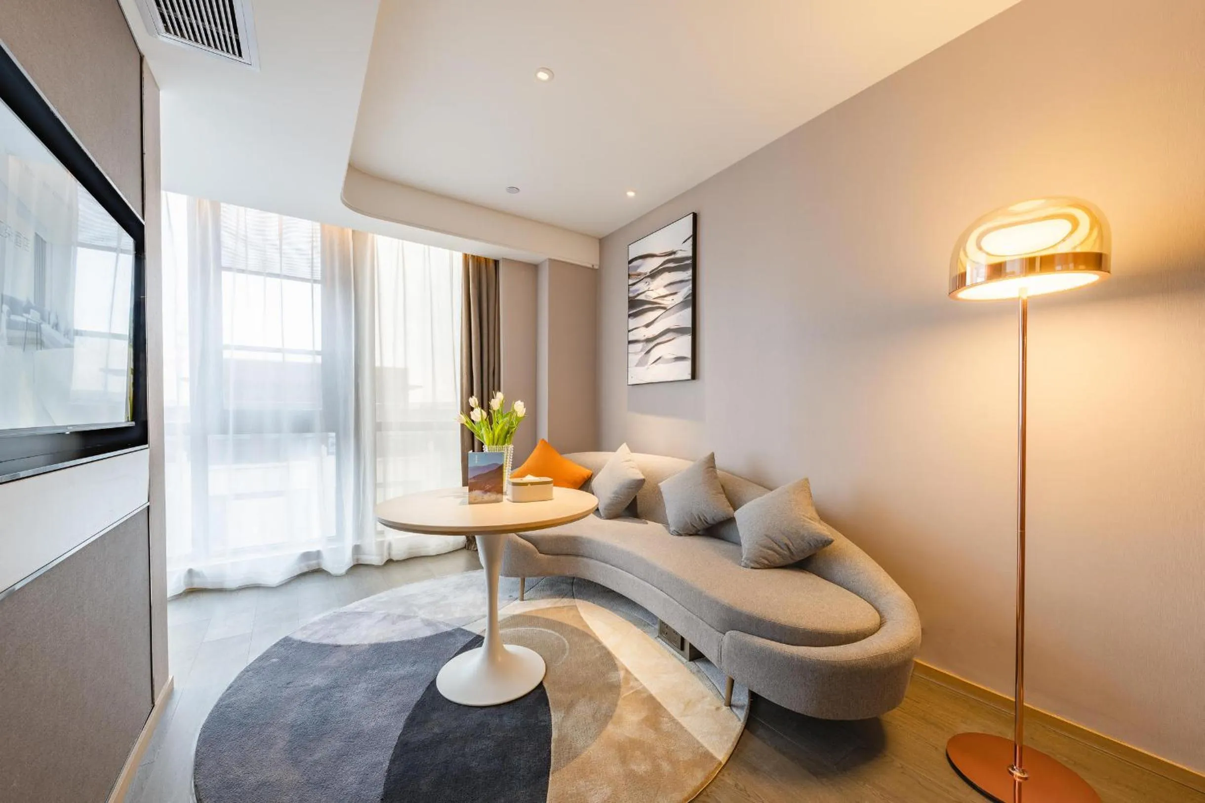 Living room in Atour Hotel Shanghai Pujiang