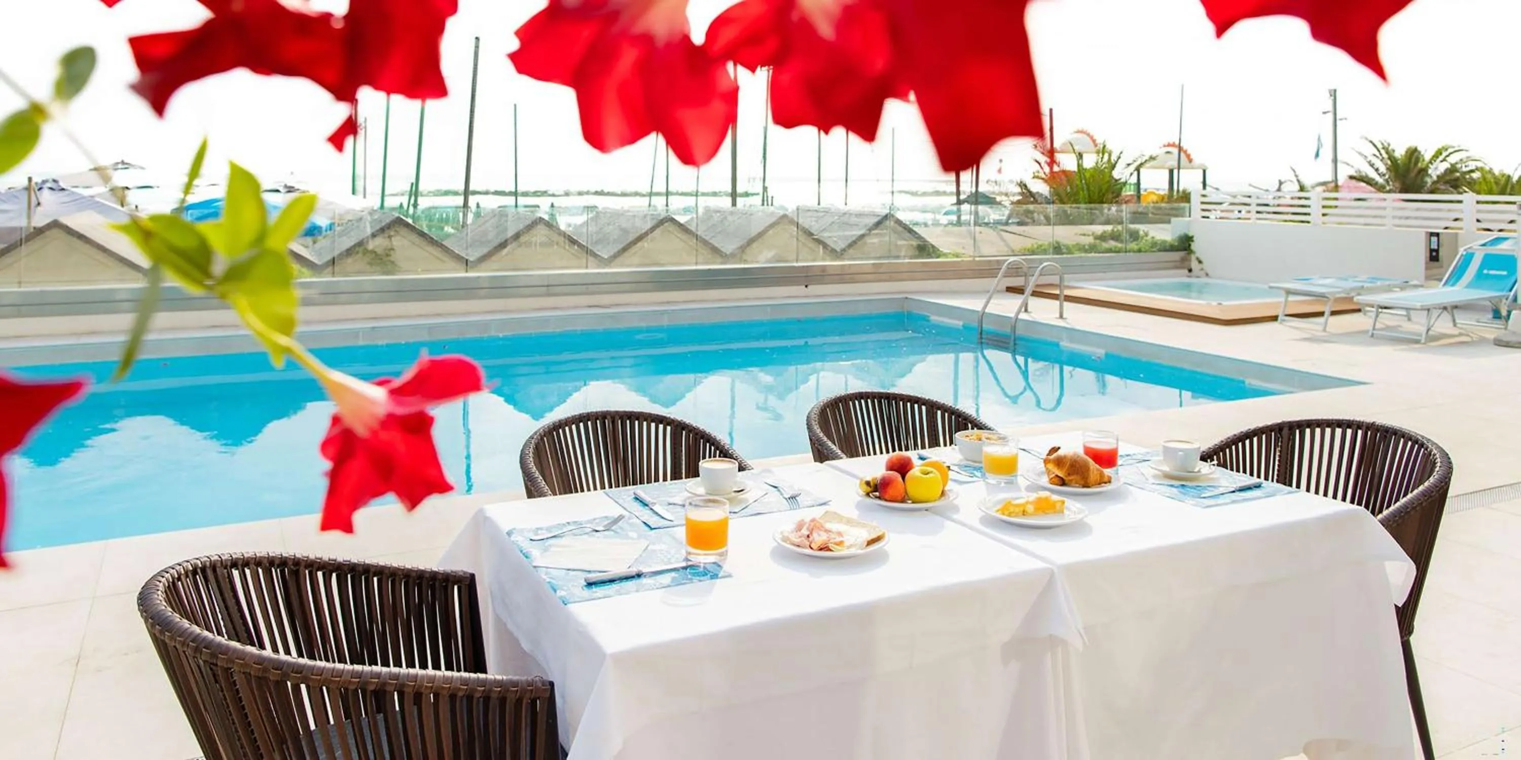 Pool view in Hotel Bellevue, Sure Hotel Collection by Best Western