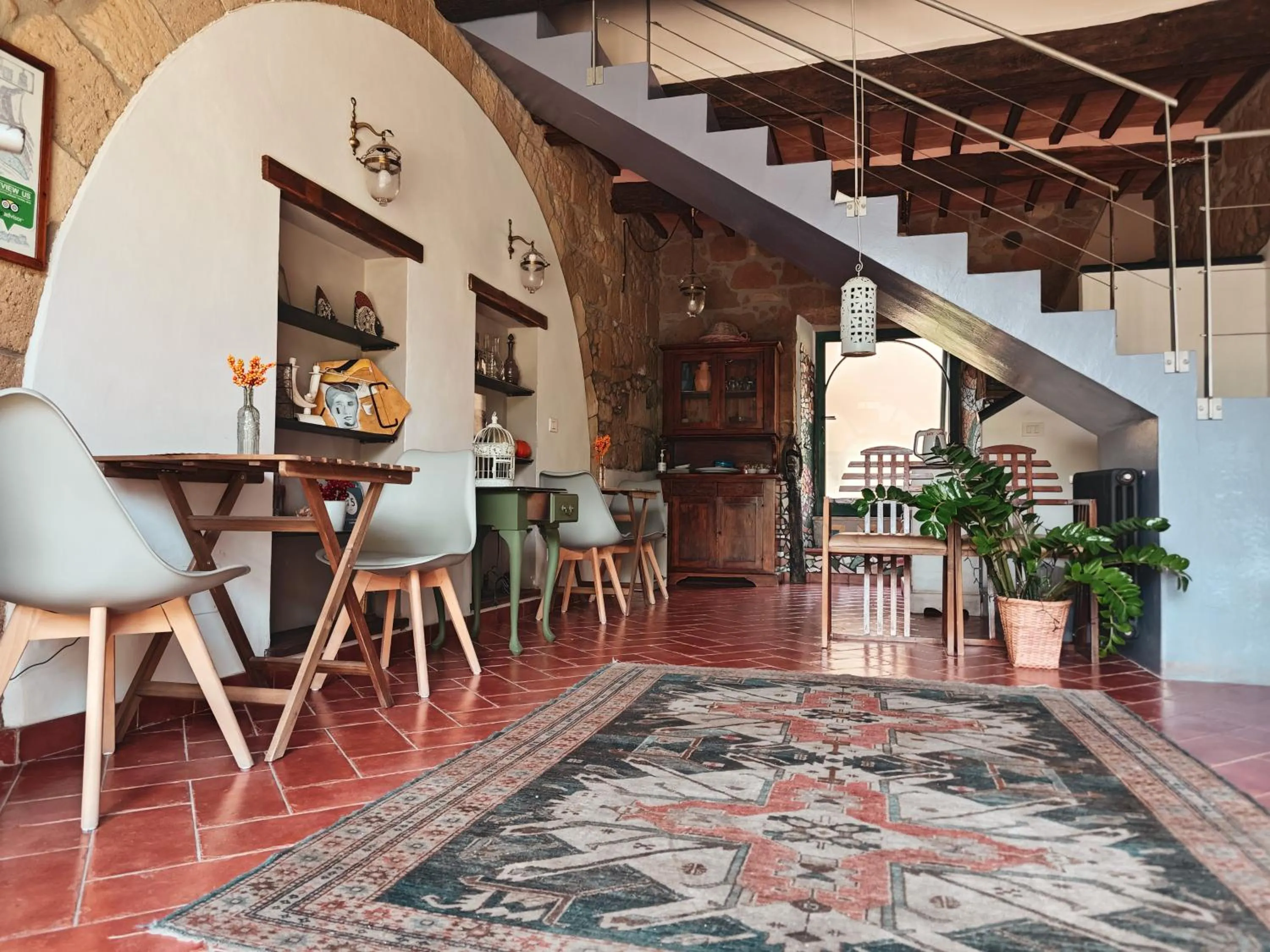 Lobby or reception in La Casa dei Carrai