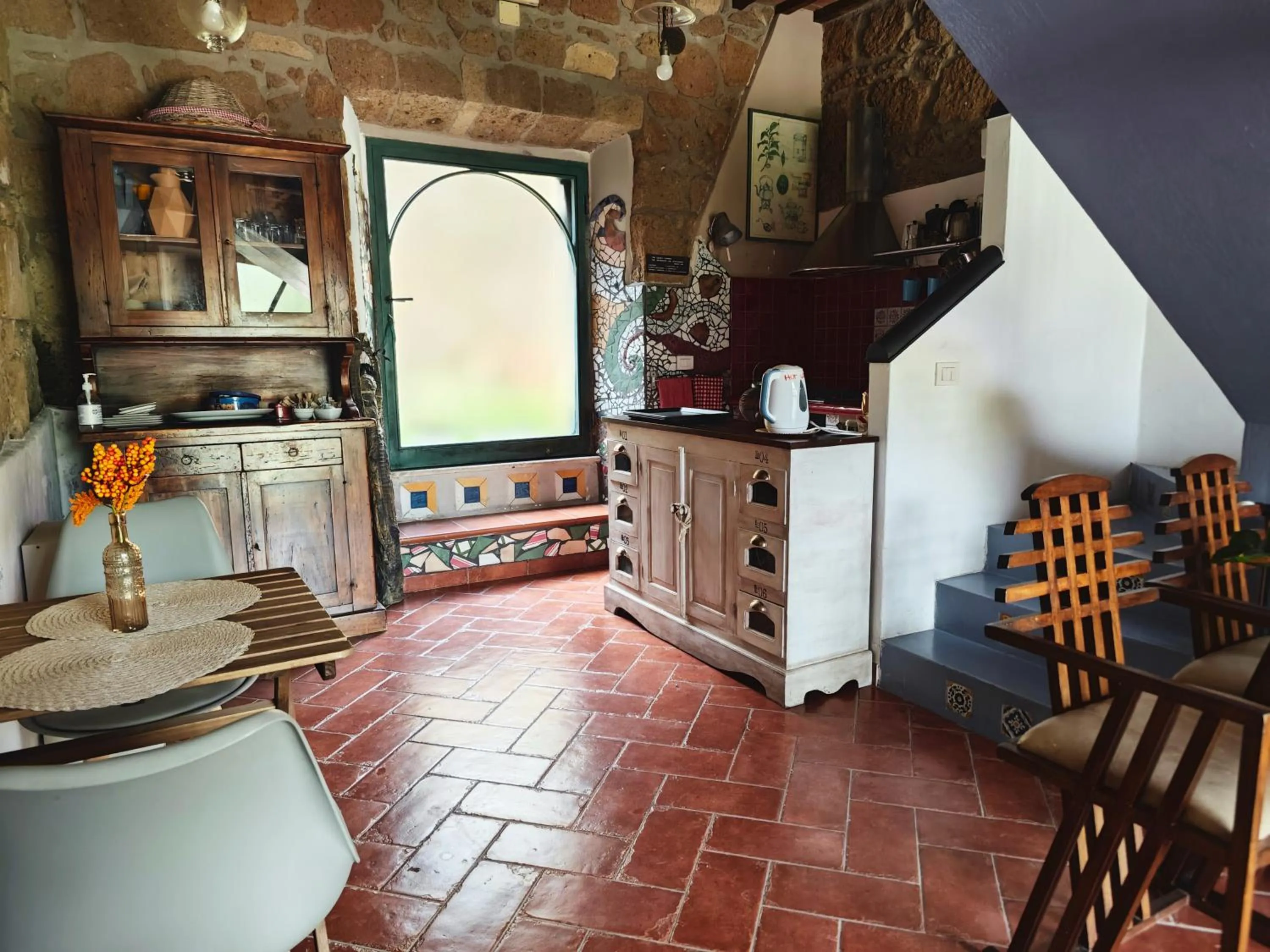 Kitchen or kitchenette in La Casa dei Carrai
