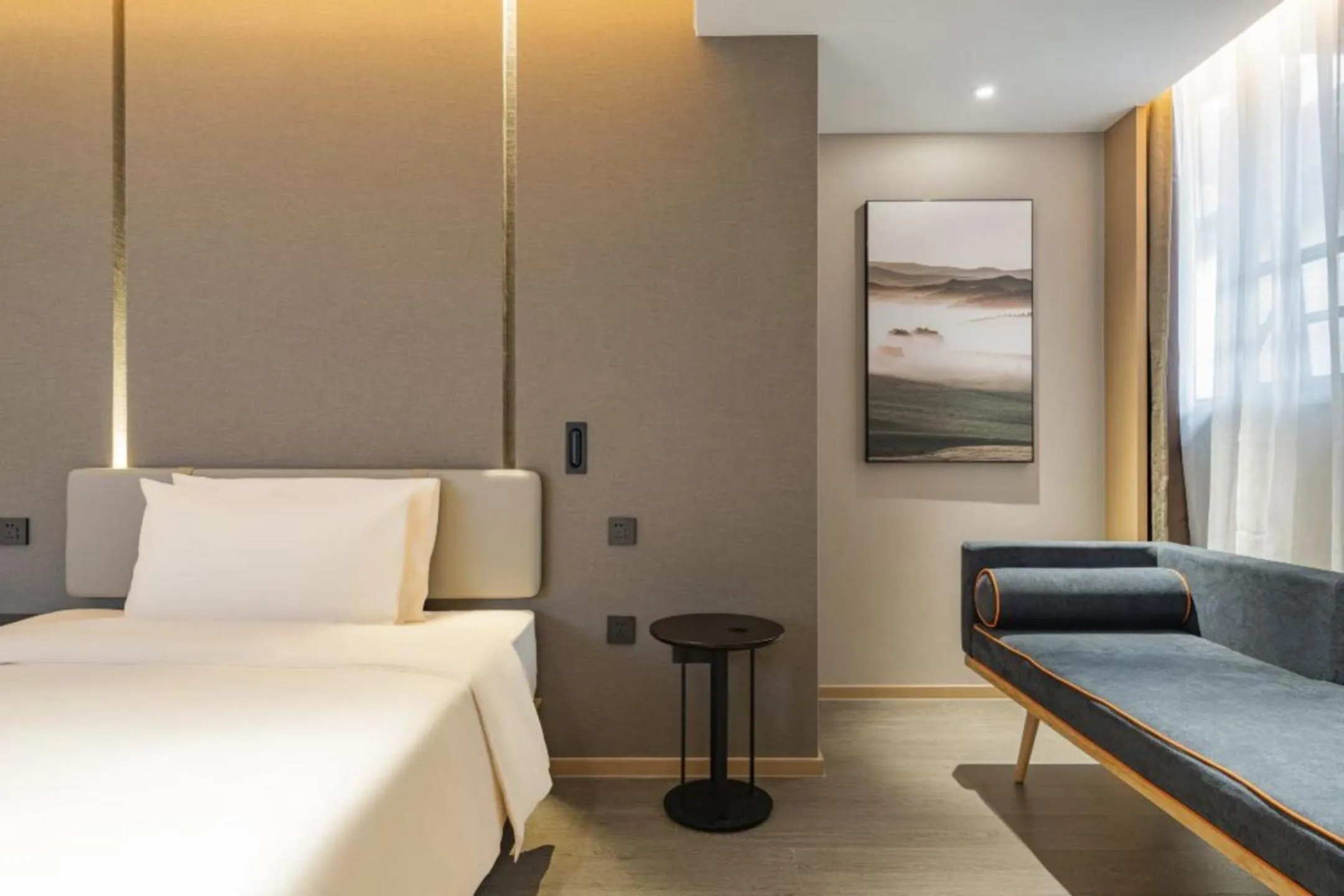 Bed in Atour Hotel Lingang New Town