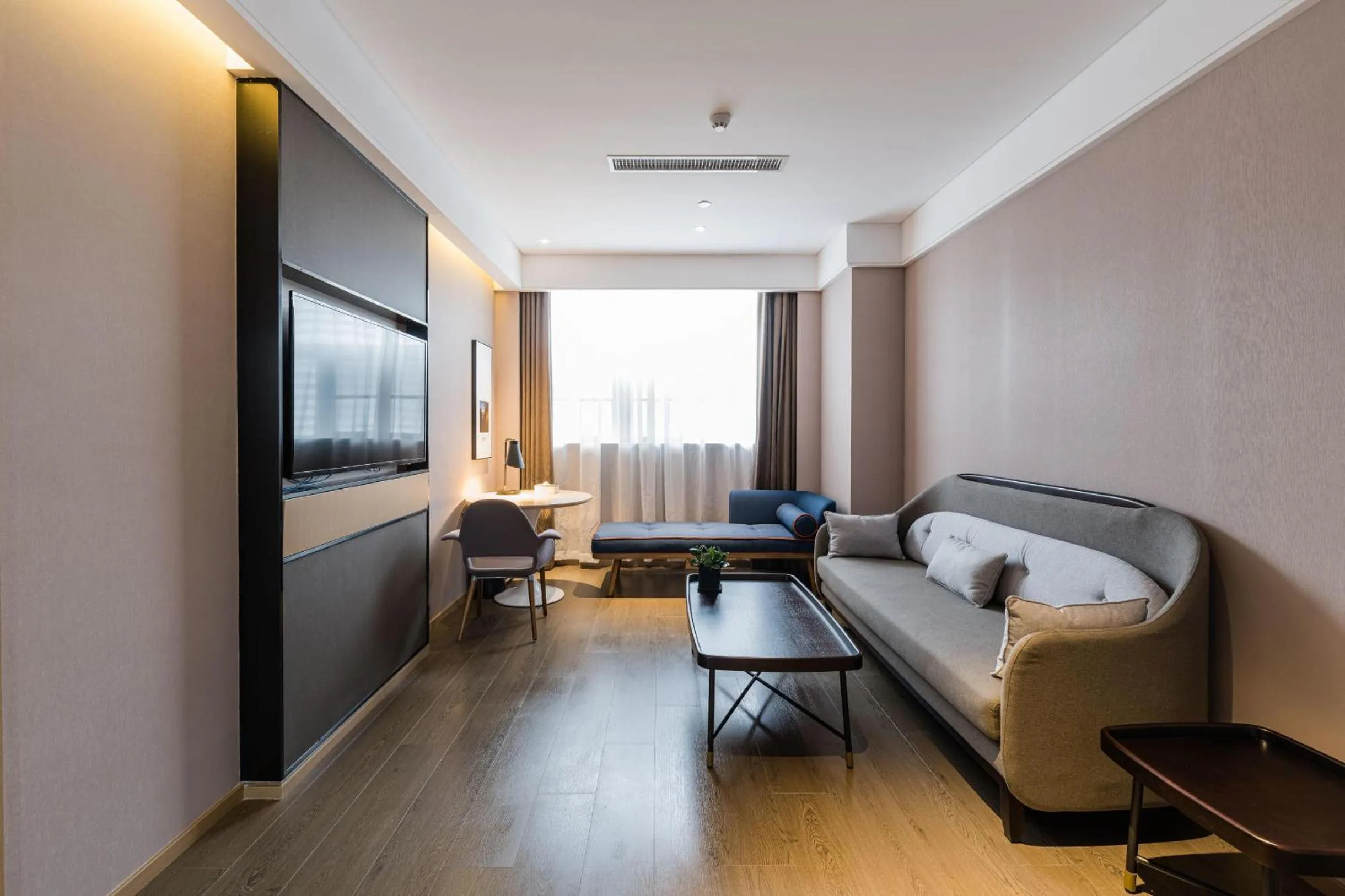 Bed in Atour Hotel Nanjing Olympic Sports Center Tianhe Plaza