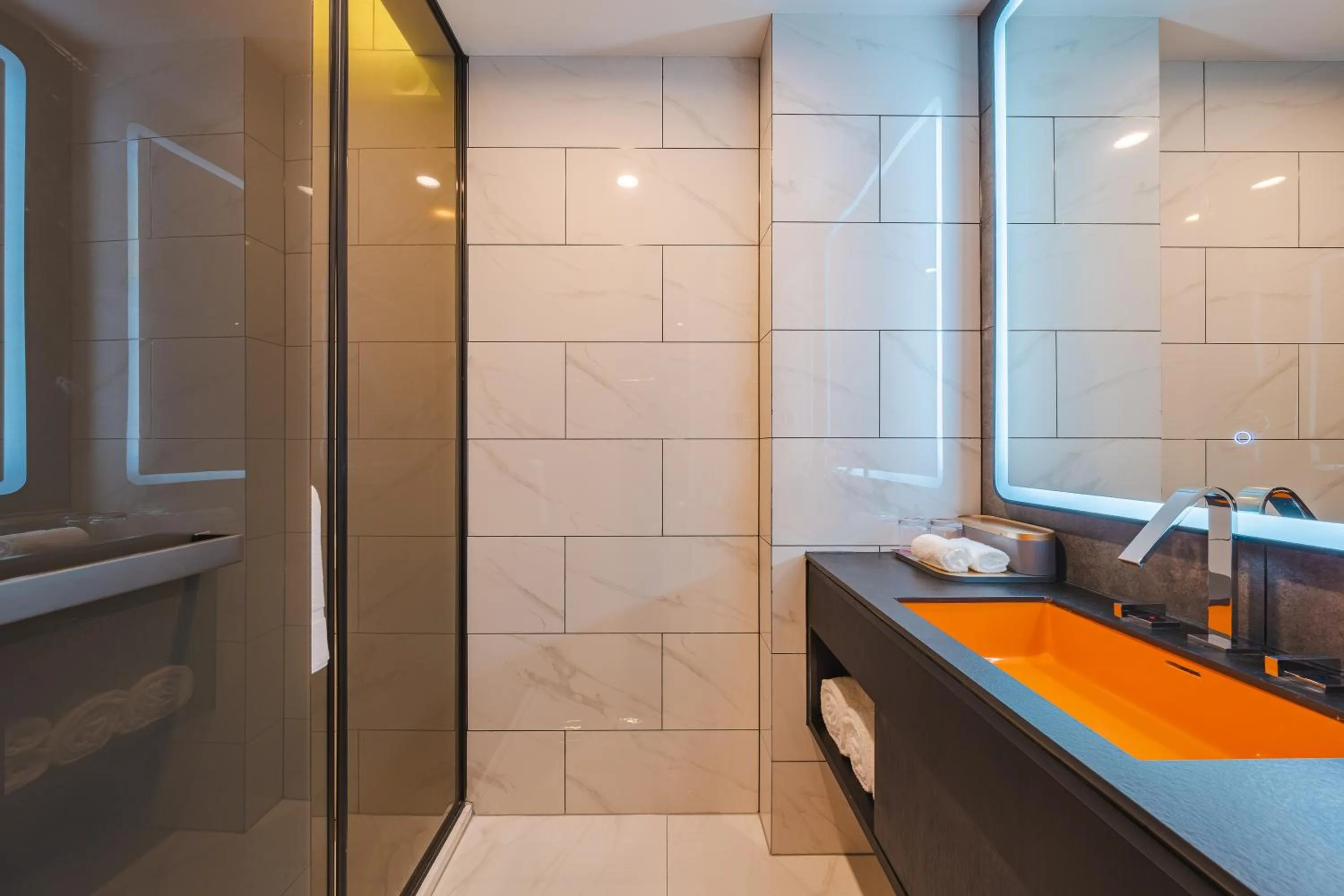 Bathroom in Atour S Hotel Wuxi Nanchang Street
