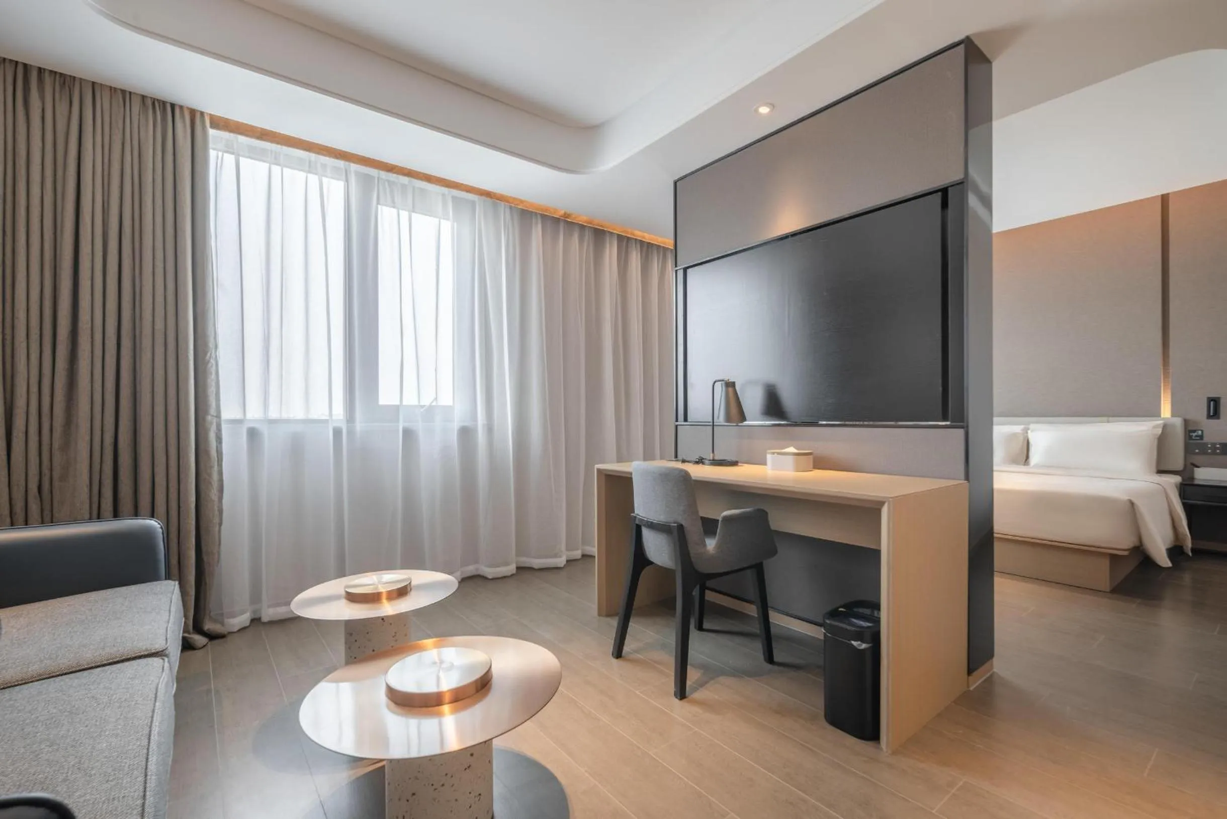 Bed in Atour Hotel Yizheng Wannian Avenue