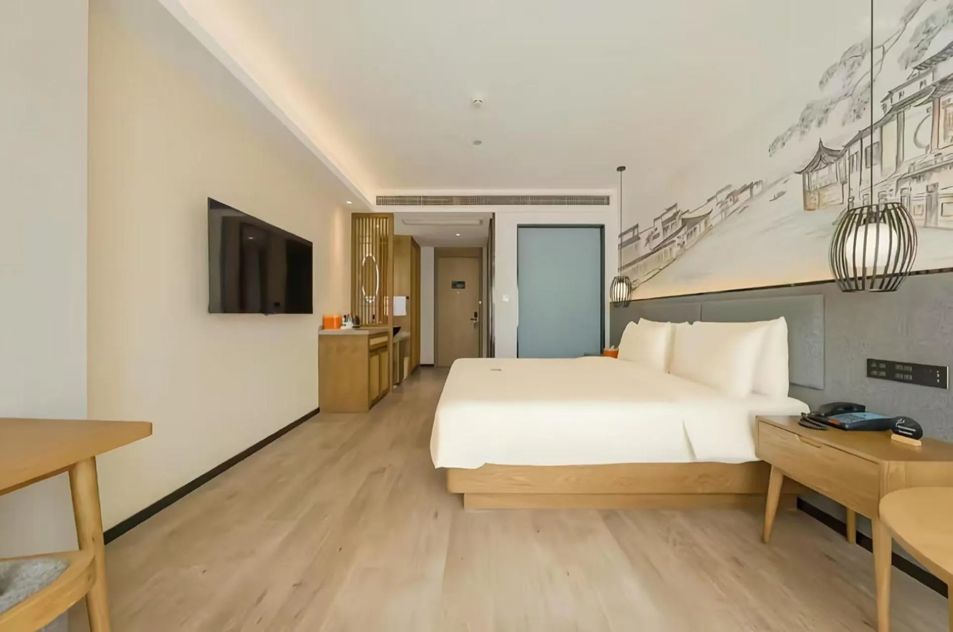 Bed in Atour X Hotel Hangzhou West Lake Ding an Road