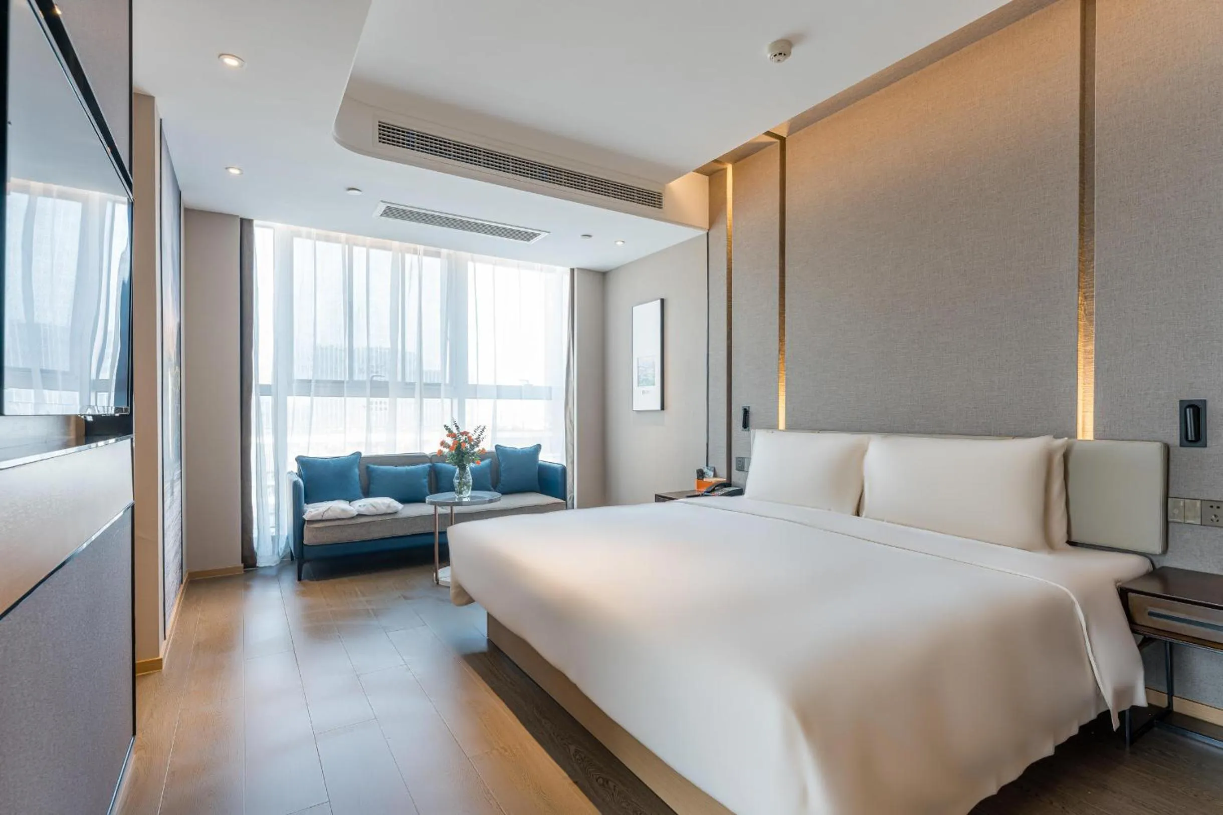 Bedroom, Bed in Atour Hotel Yiwu International Trade Transportation Center