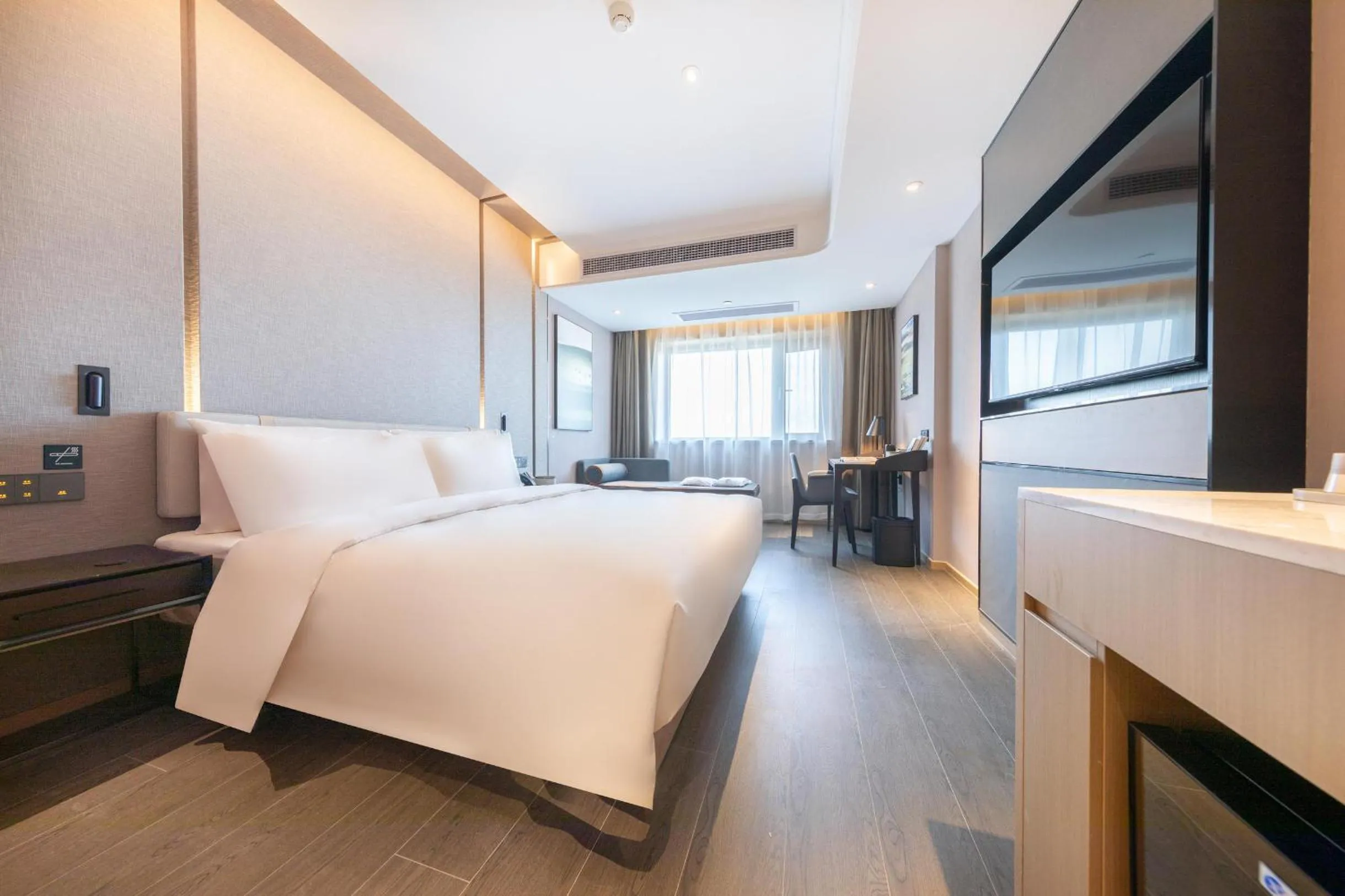 Bed in Atour Hotel Anqing Wuyue Plaza