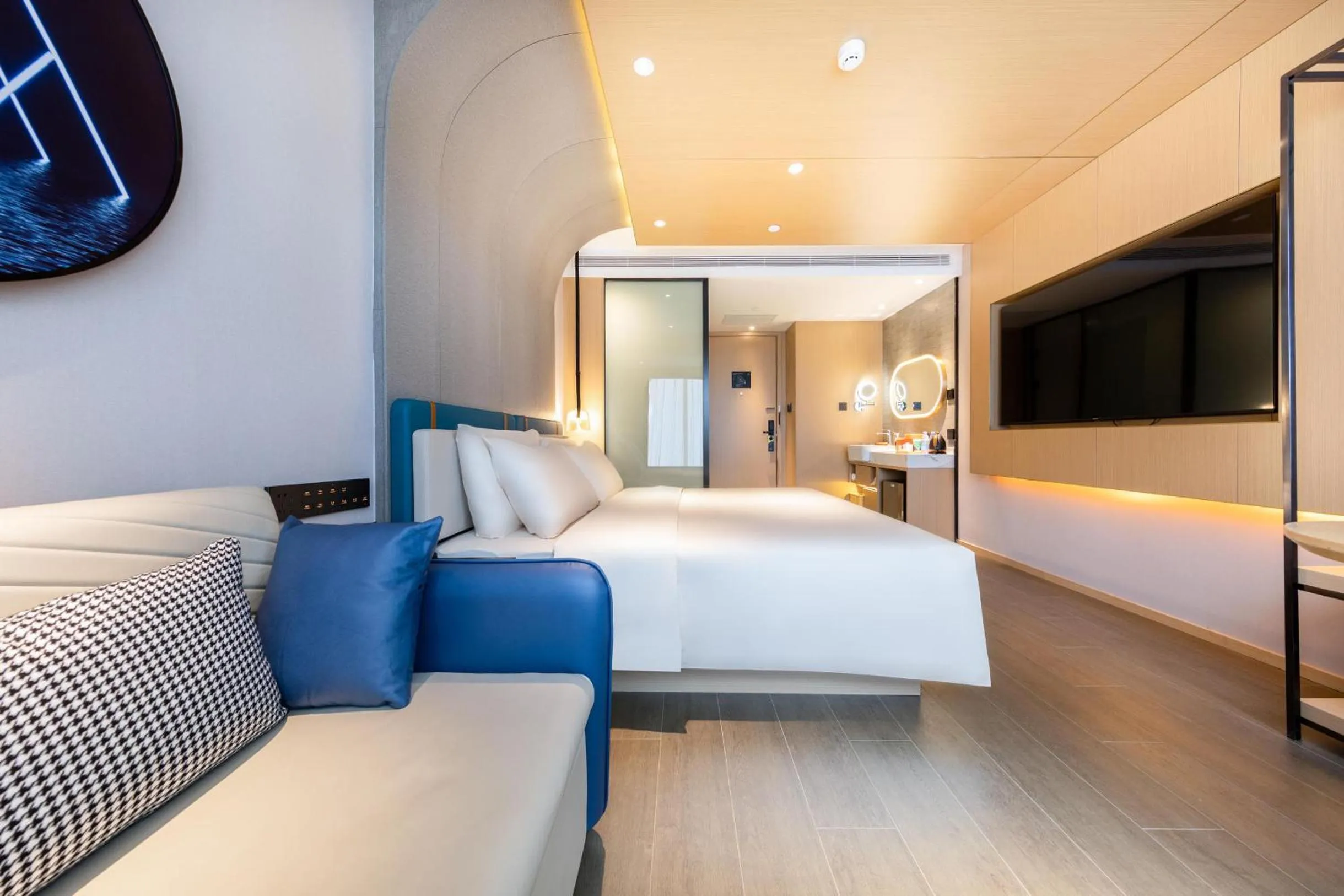 Bed in Atour X Hotel Jinan Quancheng Plaza