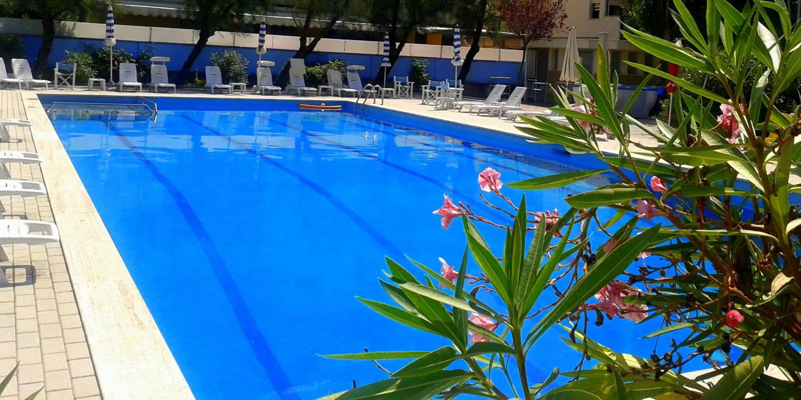 Swimming pool in Hotel Britannia