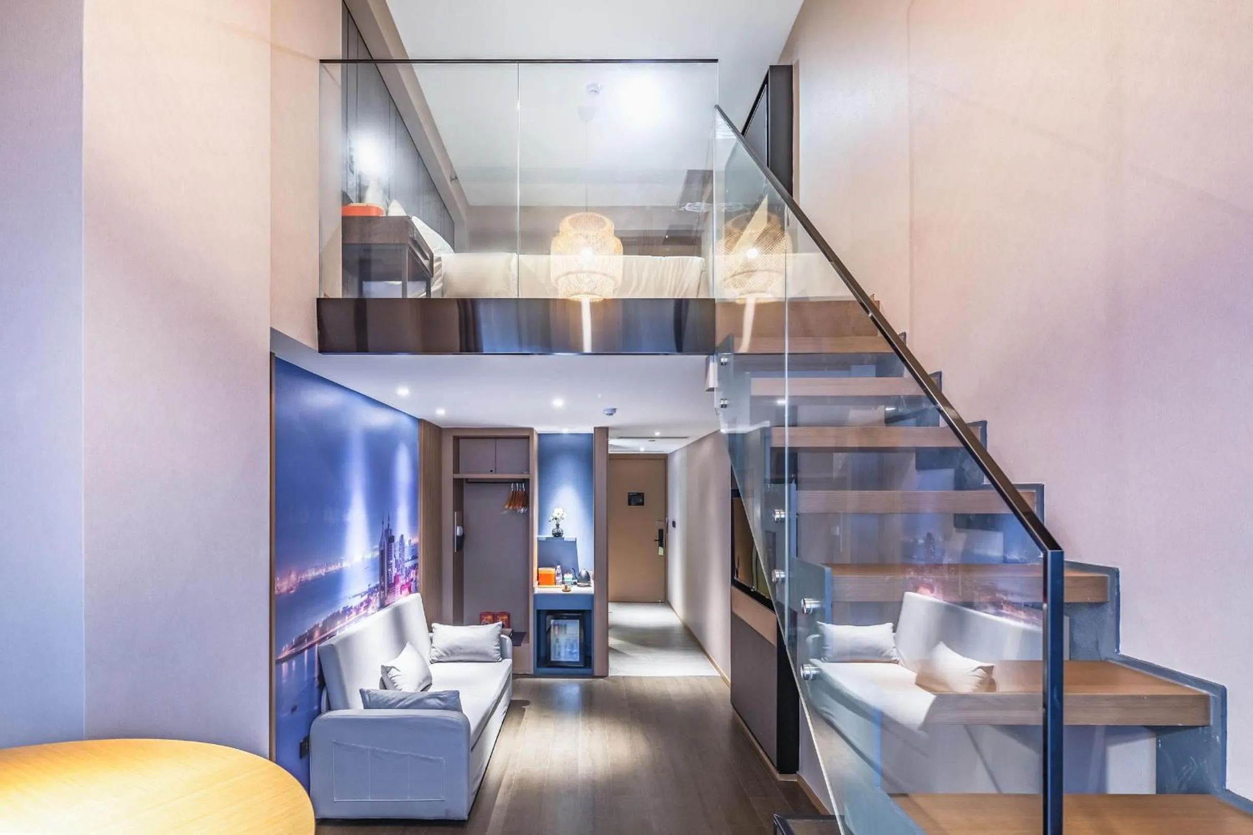 Bed in Atour Hotel Qingdao CBD Hangzhou Road