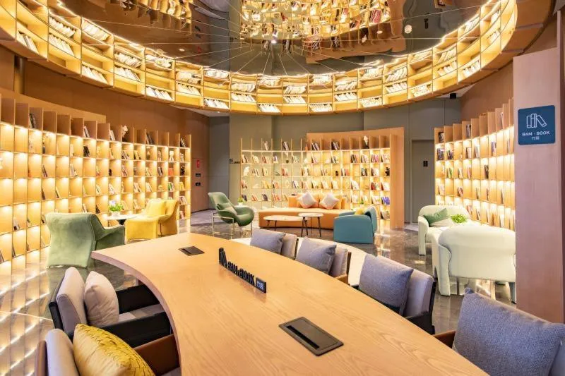 Lobby or reception in Atour Hotel Wuhan International Expo Center