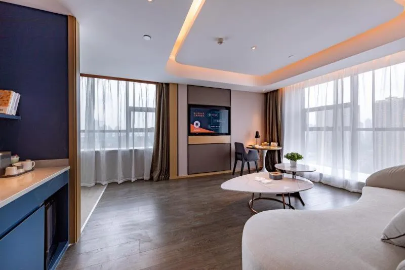 Living room in Atour Hotel Wuhan International Expo Center