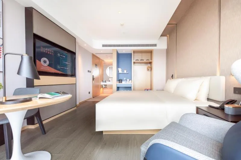 Bedroom, Bed in Atour Hotel Wuhan International Expo Center