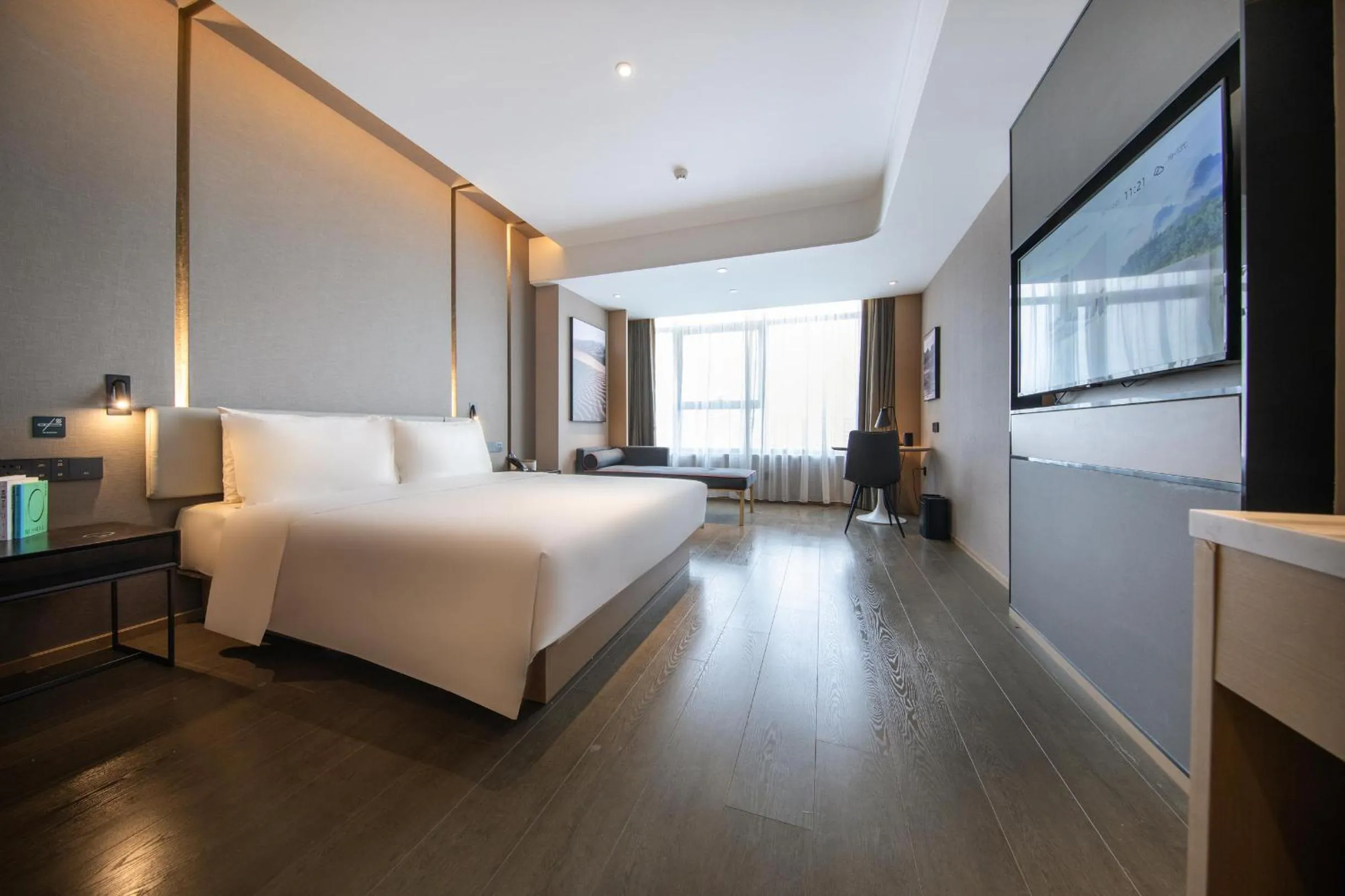 Bed in Atour Hotel Guangzhou Liwan District Jiaokou