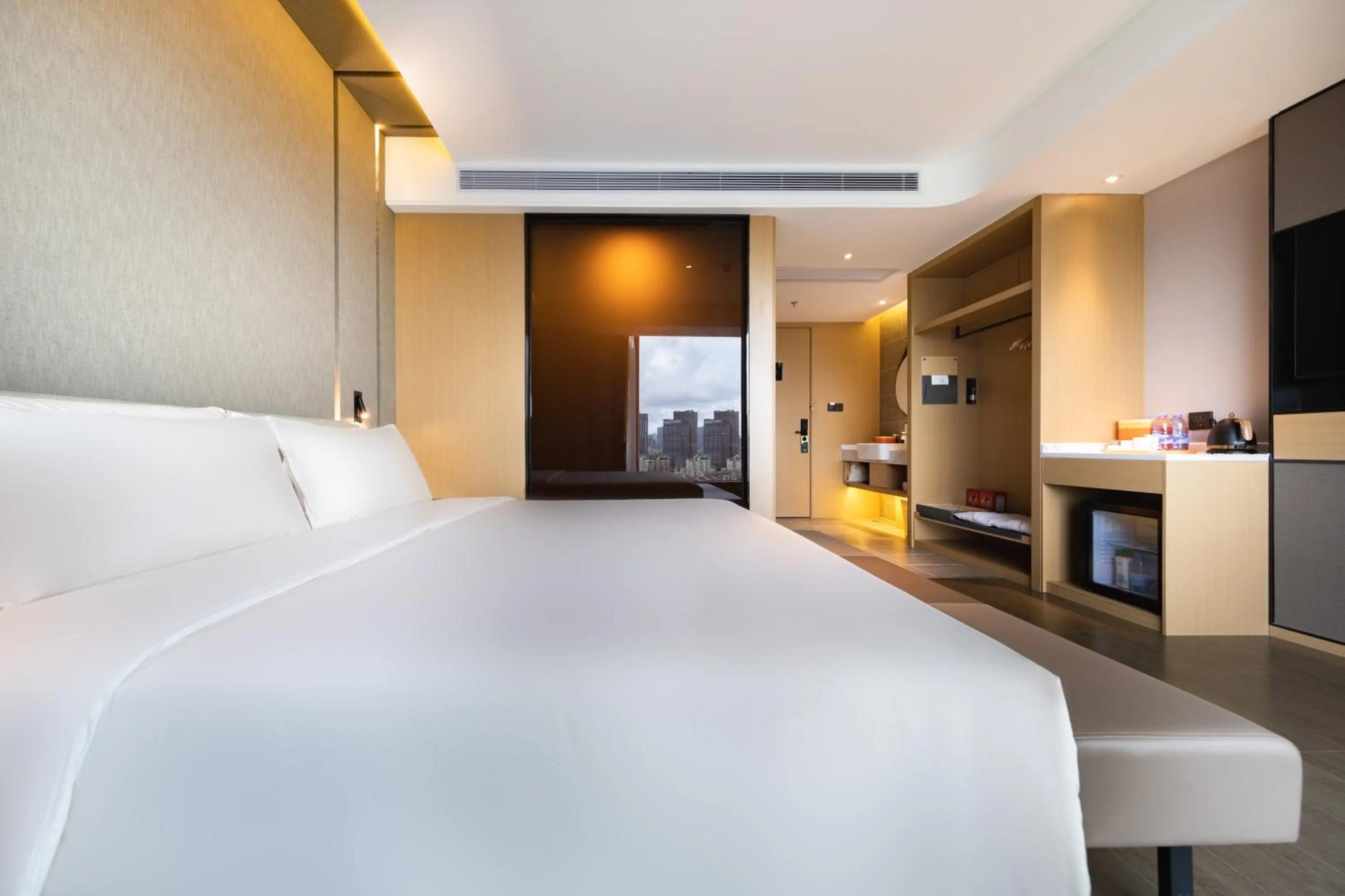 Property building, Bed in Atour Hotel Zhuhai Gongbei Fuhuali